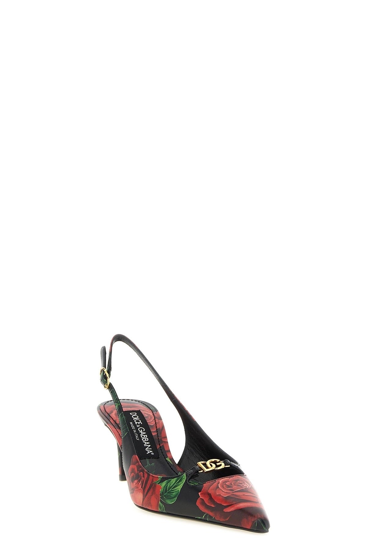 Dolce & Gabbana Rose Print Slingbacks - alternate view