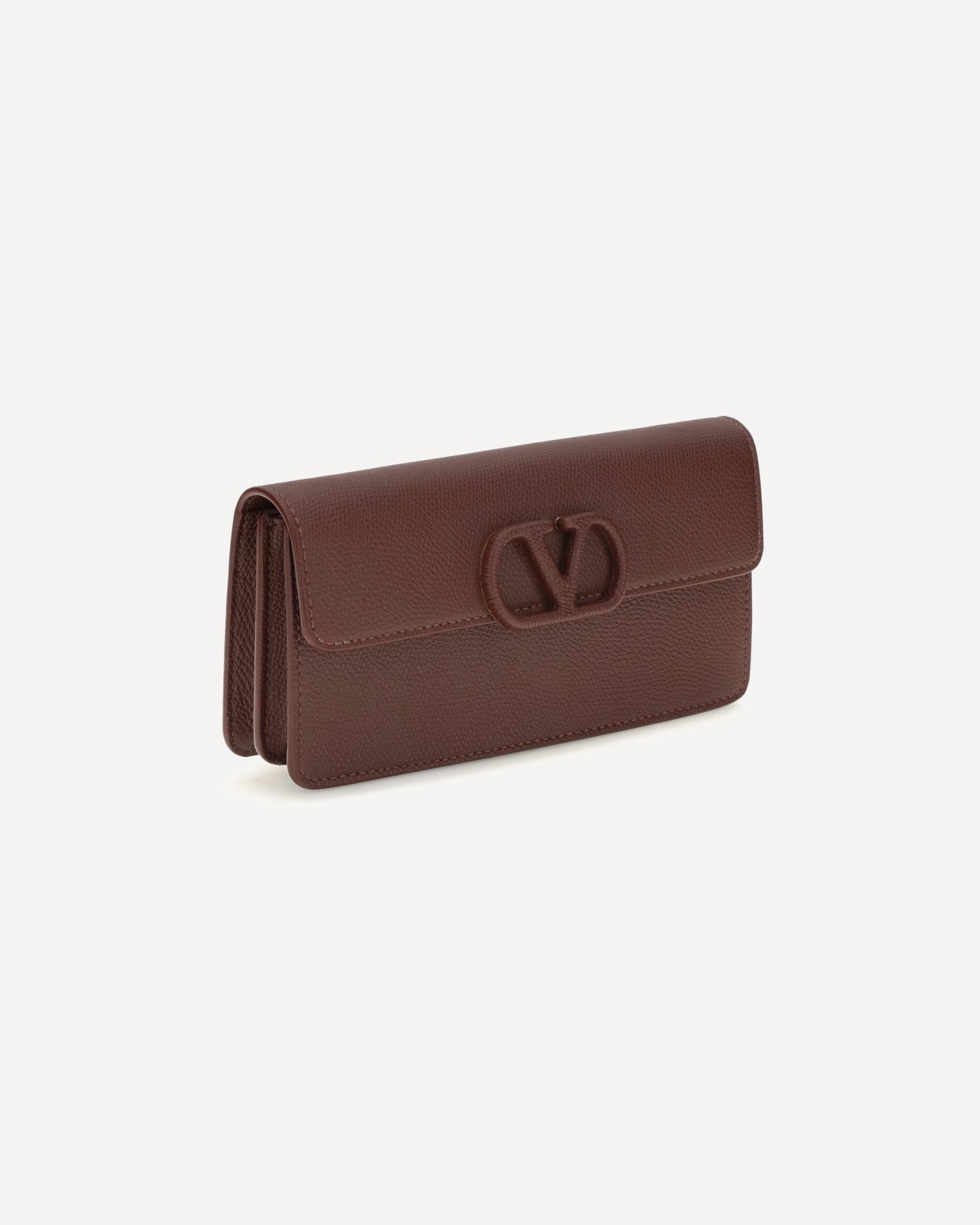 Valentino Garavani VLogo Signature Grainy Calfskin Chain Wallet - alternate view