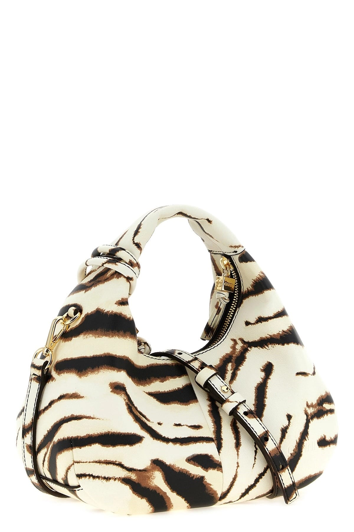 Ganni Petit sac hobo zébré - alternate view