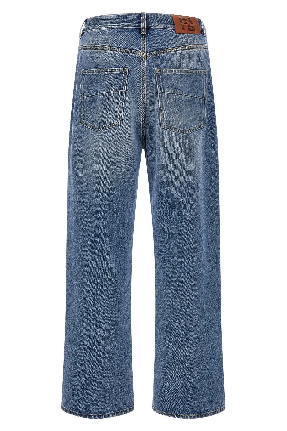 Fendi FF Selleria Patch Jeans - alternate view