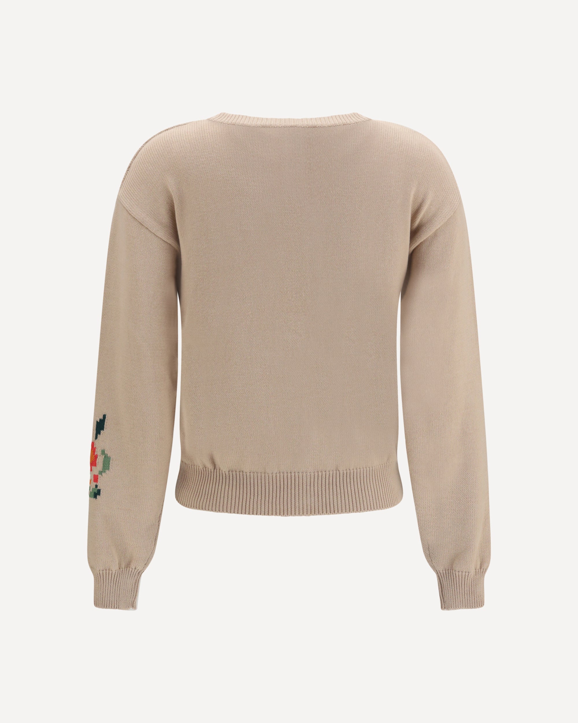 Max Mara Cotton Knit Cardigan With Intarsia - alternate view