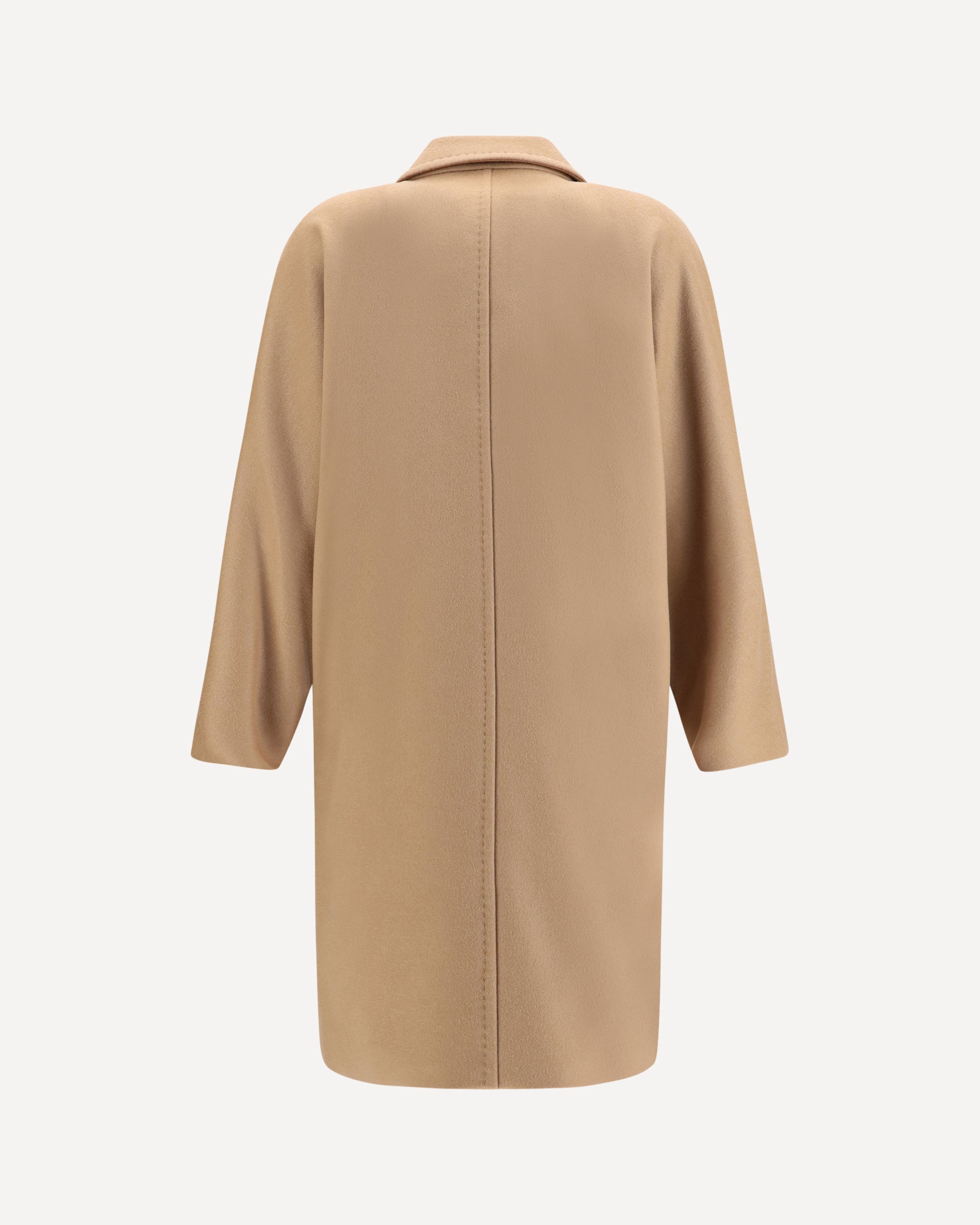 Max Mara Double Breasted Wool Drap Coat