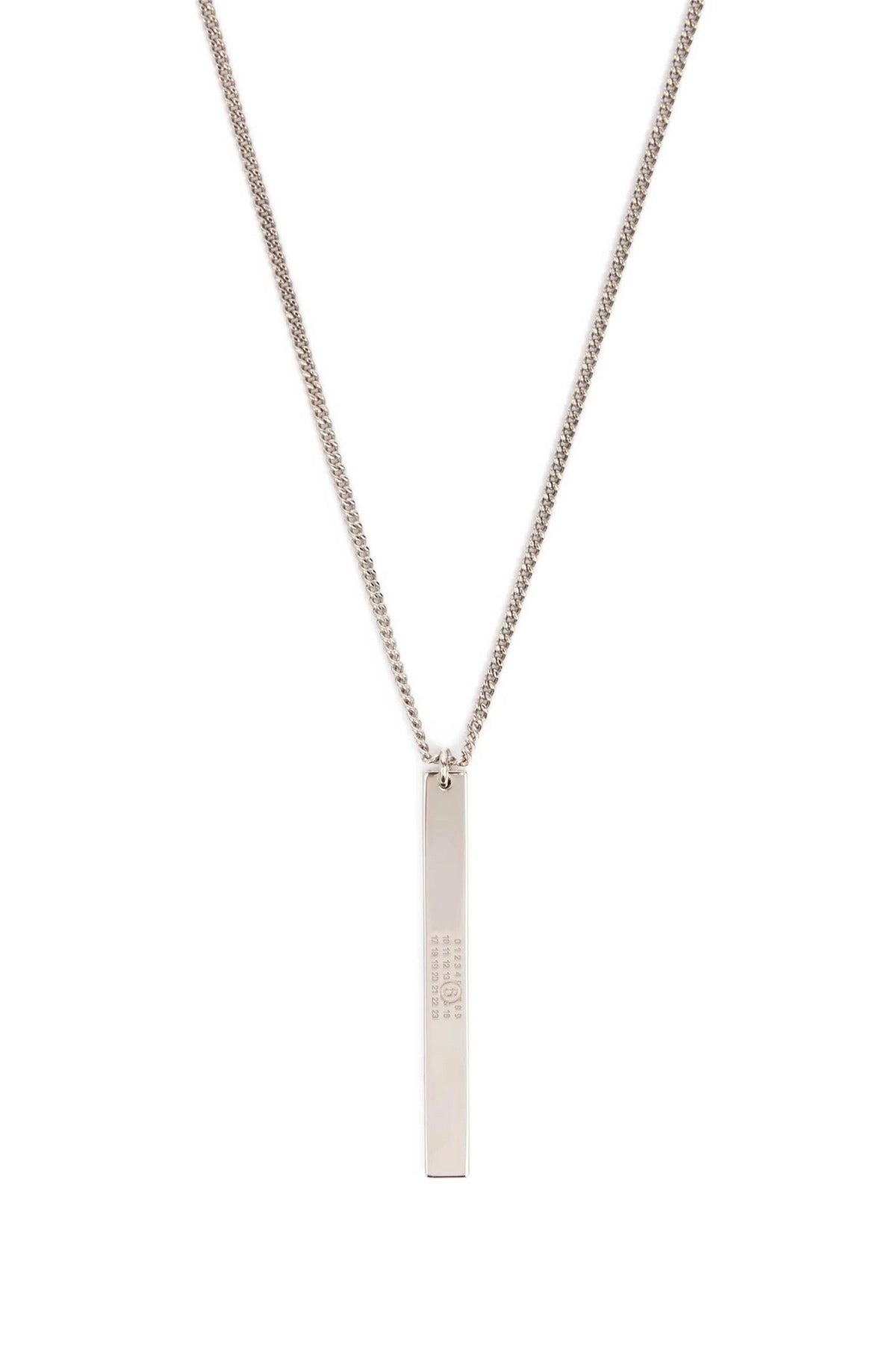 MM6 Maison Margiela Numeric Bar Necklace - alternate view