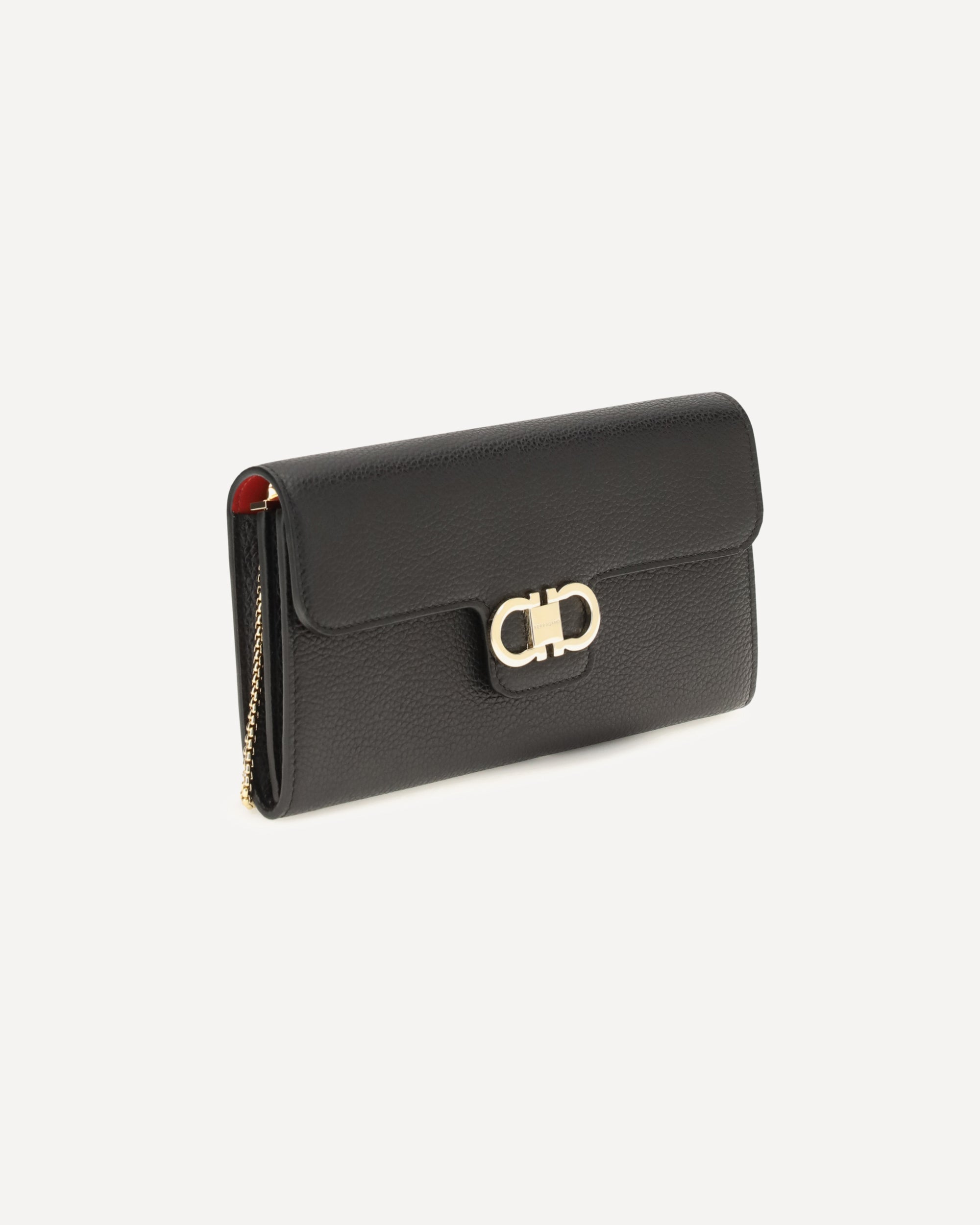 Ferragamo Gancini Wallet With Shoulder Strap - alternate view