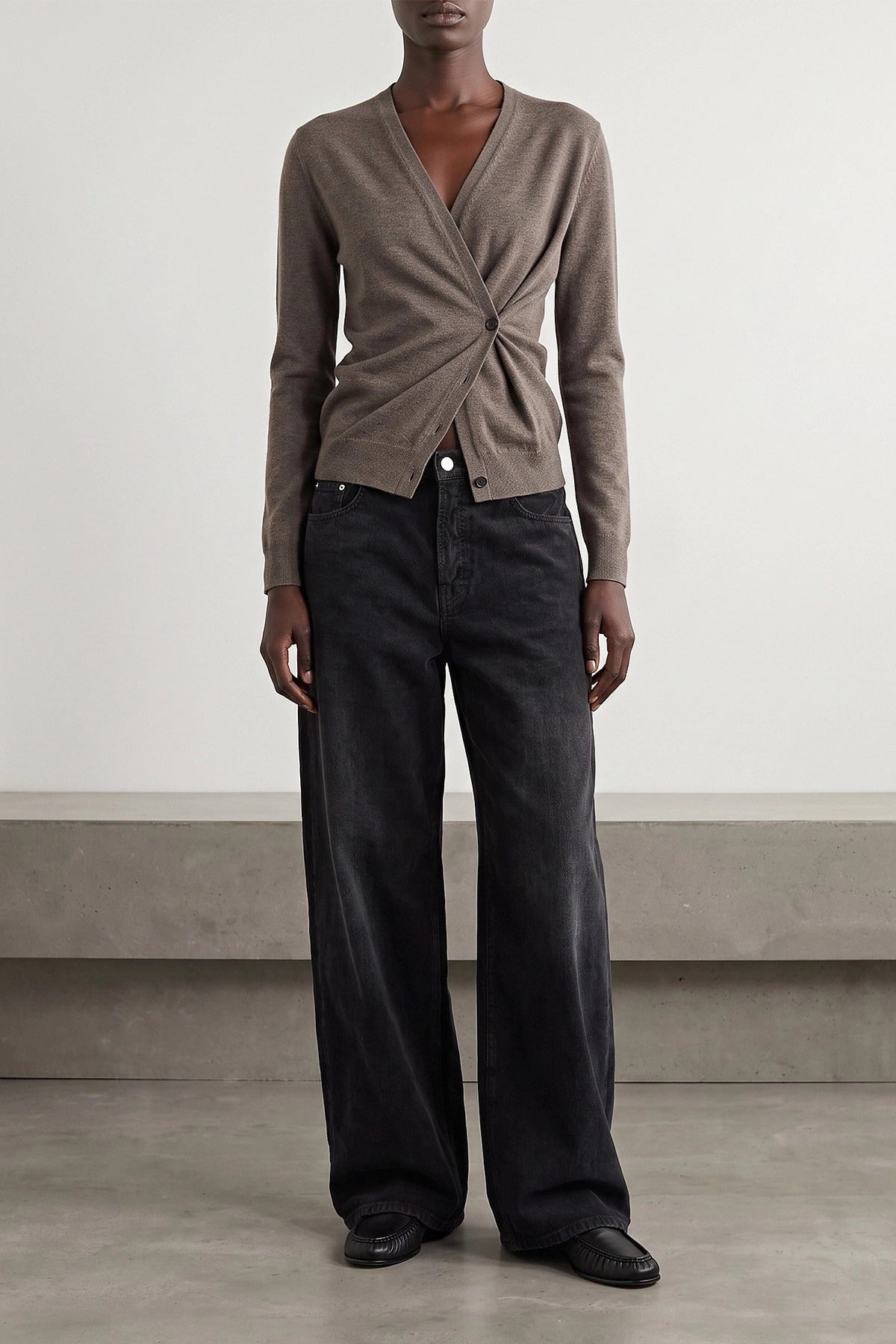 Rohe Asymmetrical Twisted Ballet Cardigan - alternate view