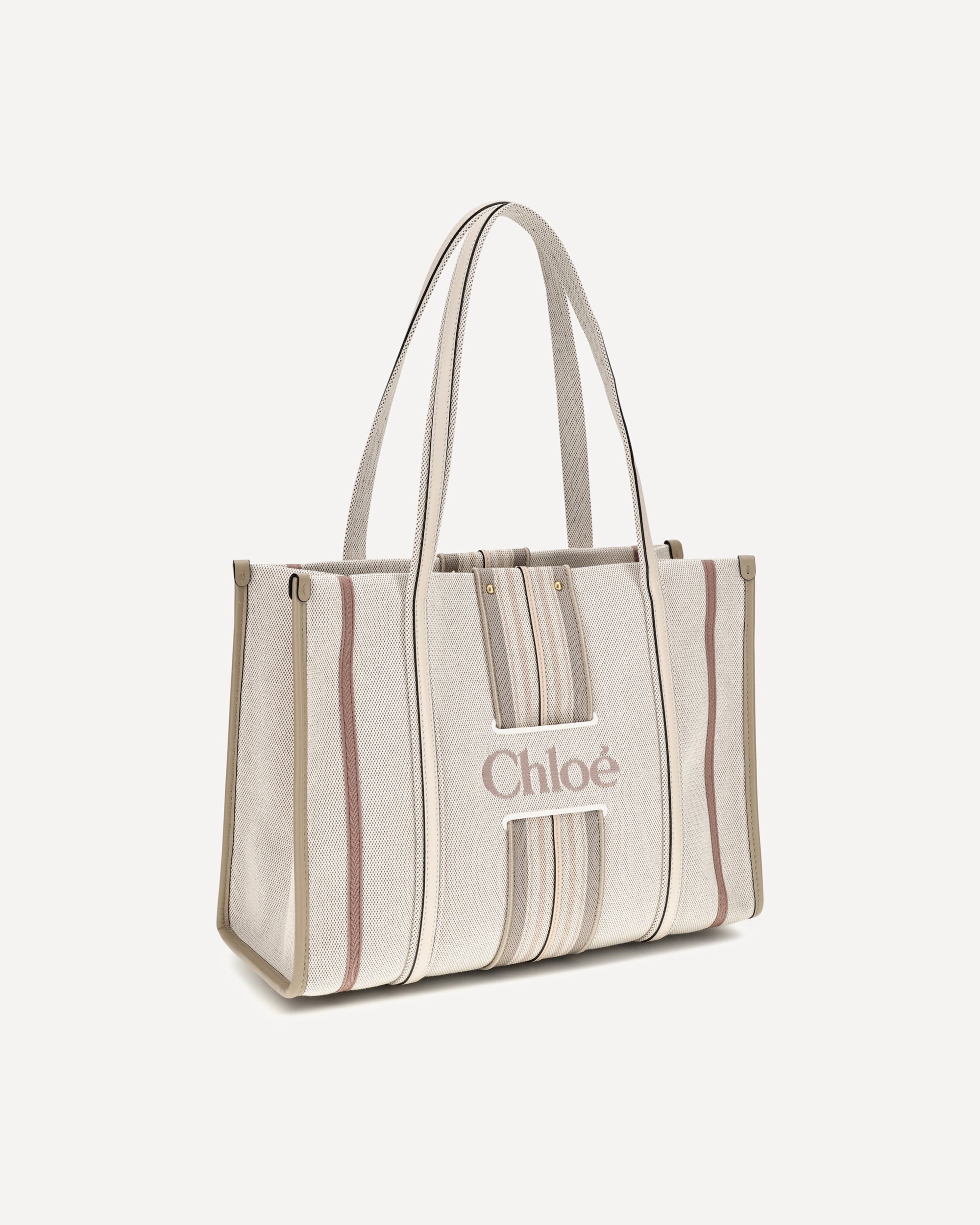 Chloé Woody Loop Canvas Tote Bag - alternate view