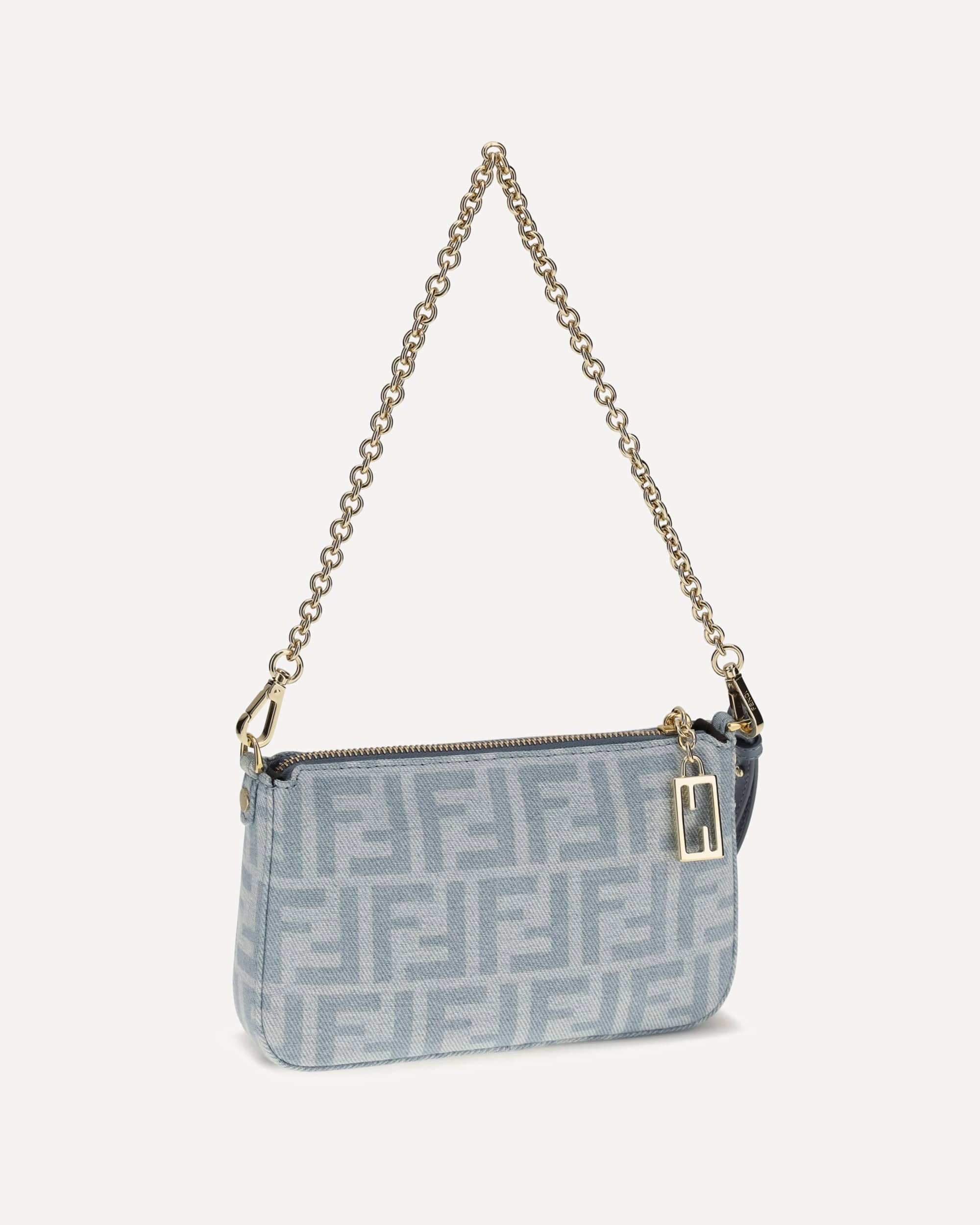 Fendi Denim Baguette Clutch