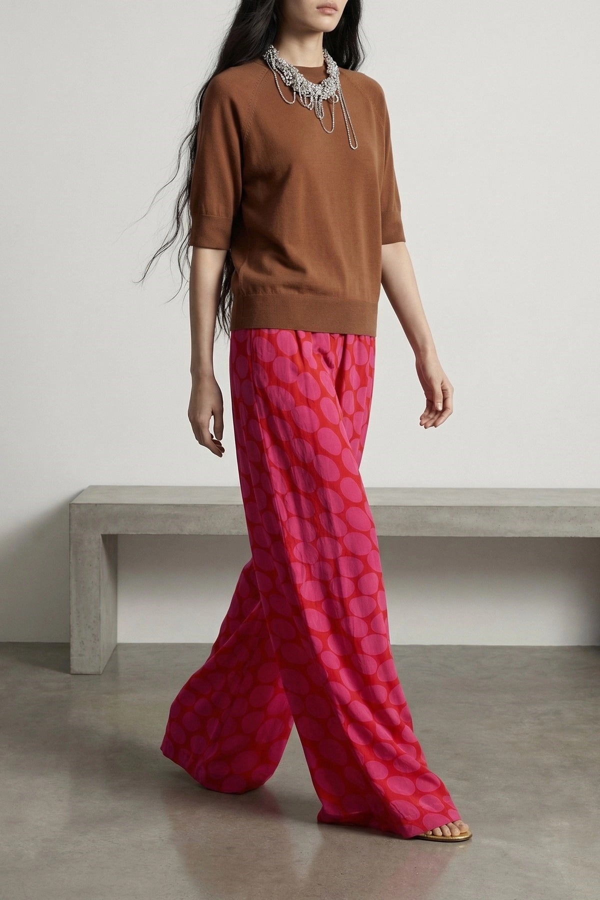 Dries Van Noten Pila Polka Dot Pants