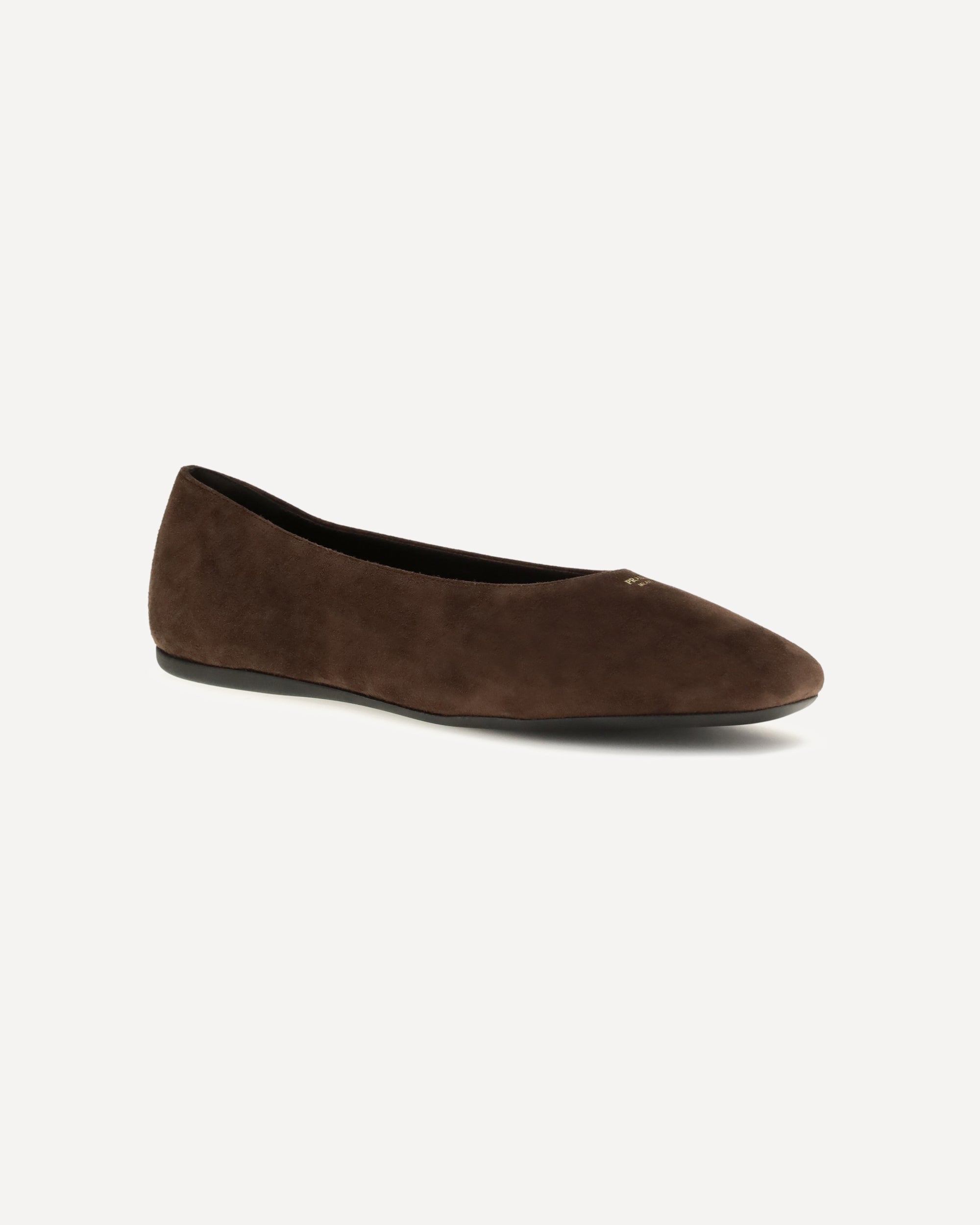 Prada Suede Leather Ballerinas