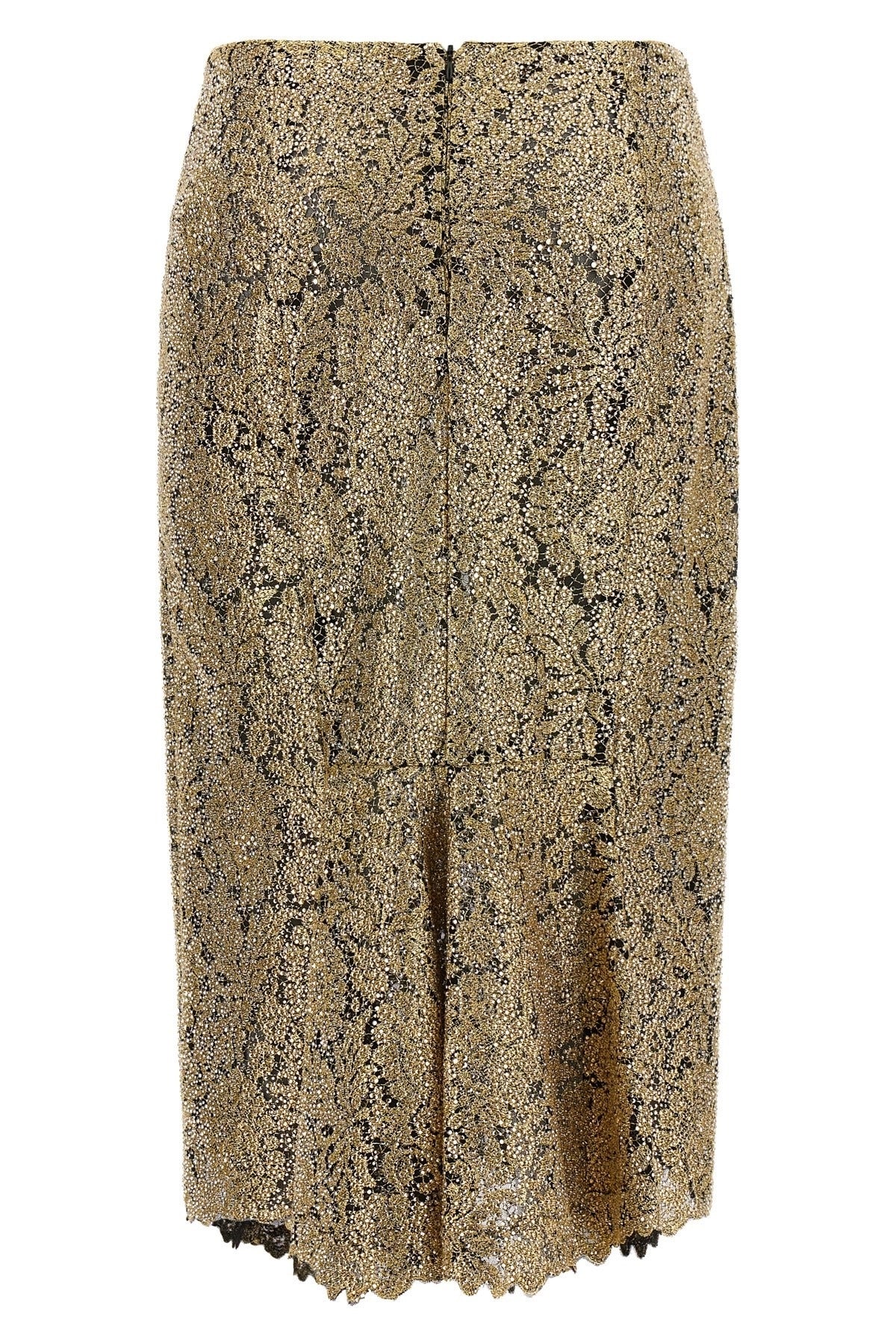 Ermanno Scervino Embroidered Tulle Midi Skirt - alternate view