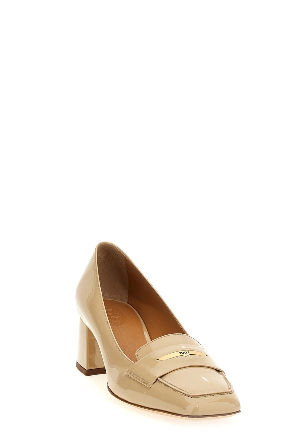 Tod's Beige Patent Leather Pumps - alternate view