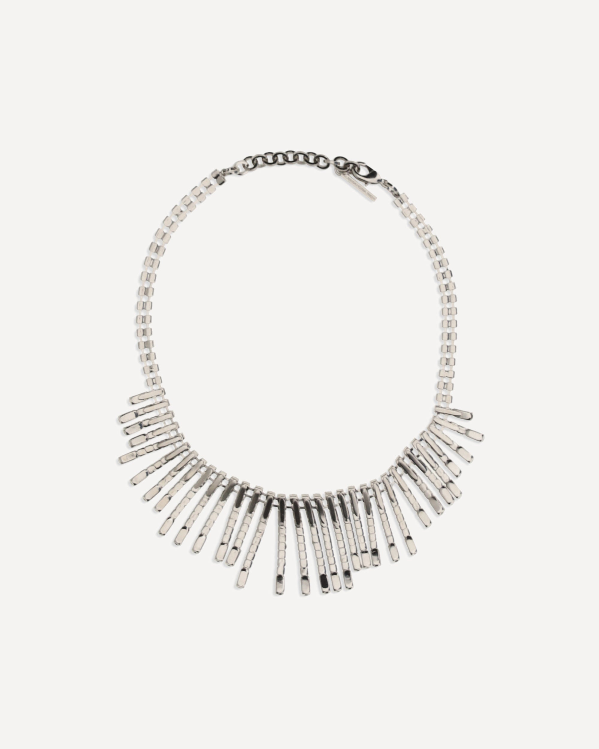 Alessandra Rich Crystal Fringe Necklace - alternate view