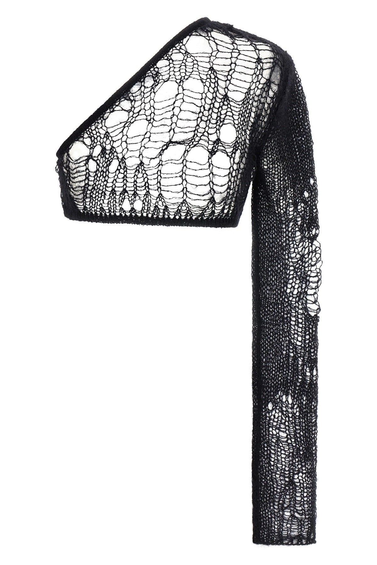 Rick Owens Spider Ziggy One-Shoulder Top - alternate view