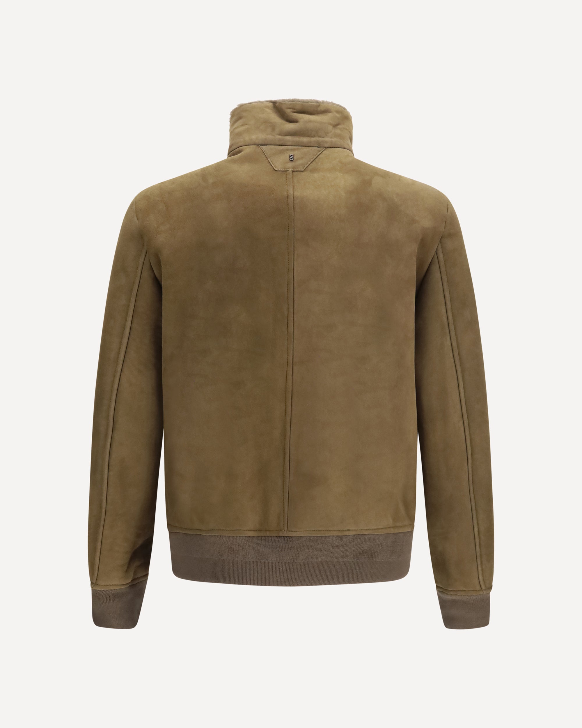 Salvatore Santoro High-Neck Suede Jacket - alternate view