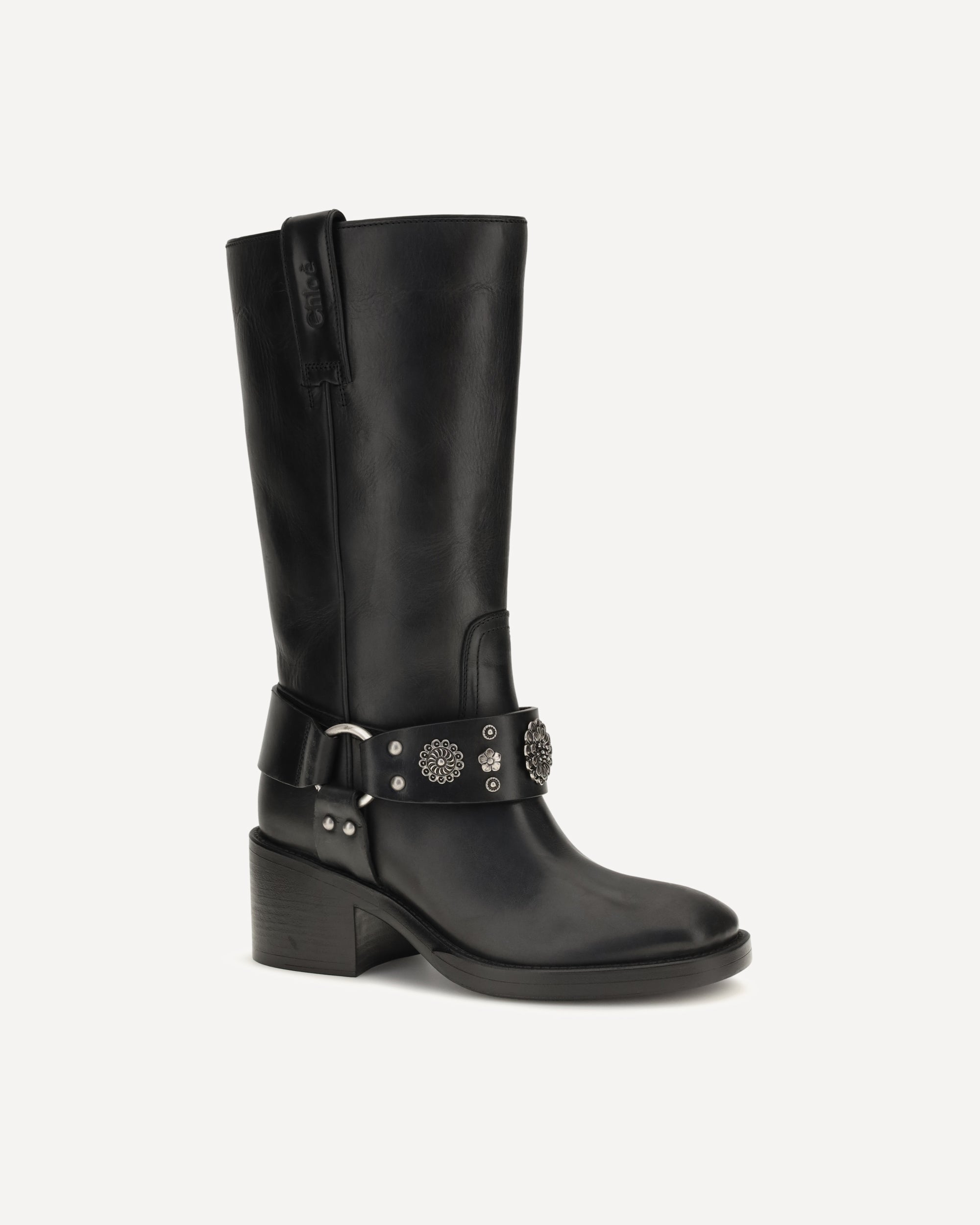 Chloé Dakota Buckle Knee-High Boots