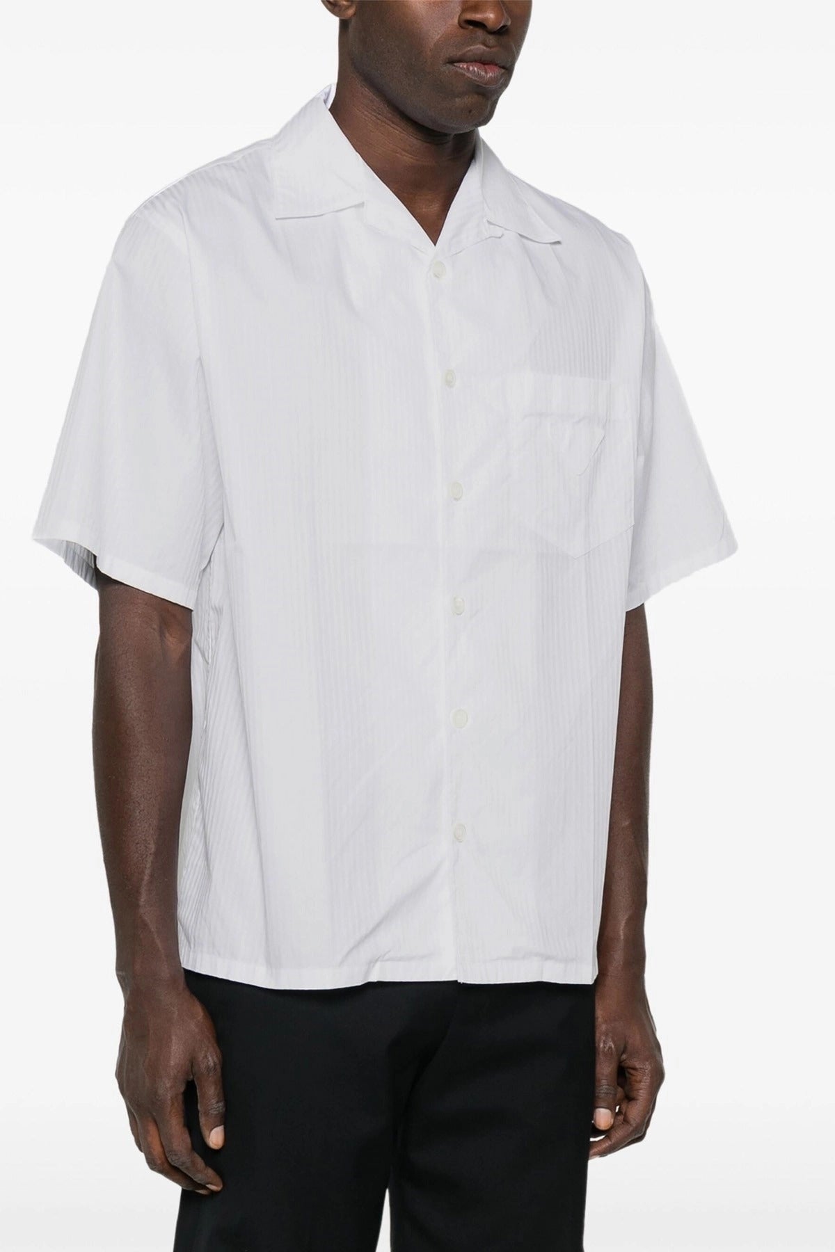 Prada Striped Cotton Poplin Shirt - alternate view