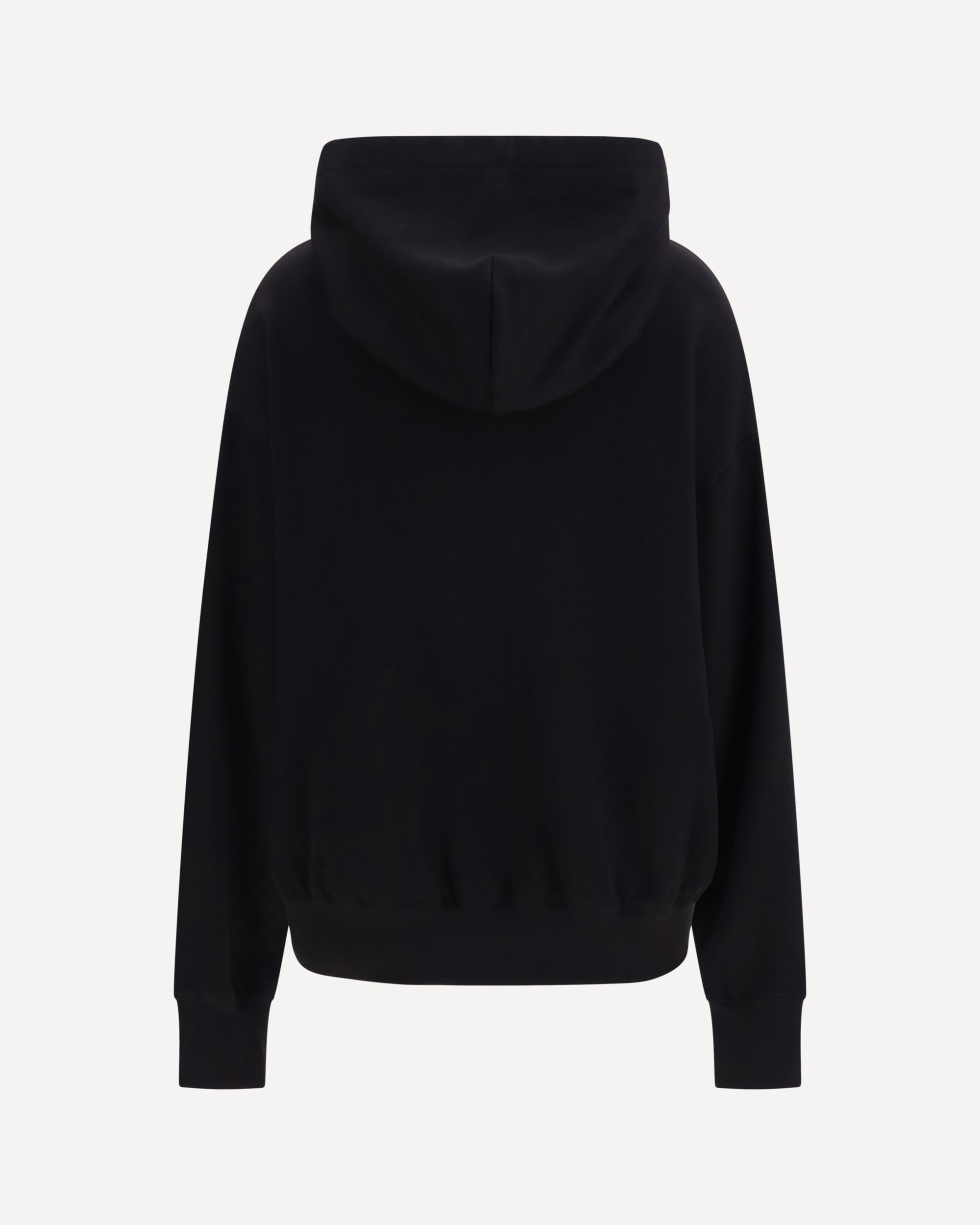 Dolce & Gabbana Cotton Hooded Sweatshirt With Logo Patch - alternate view