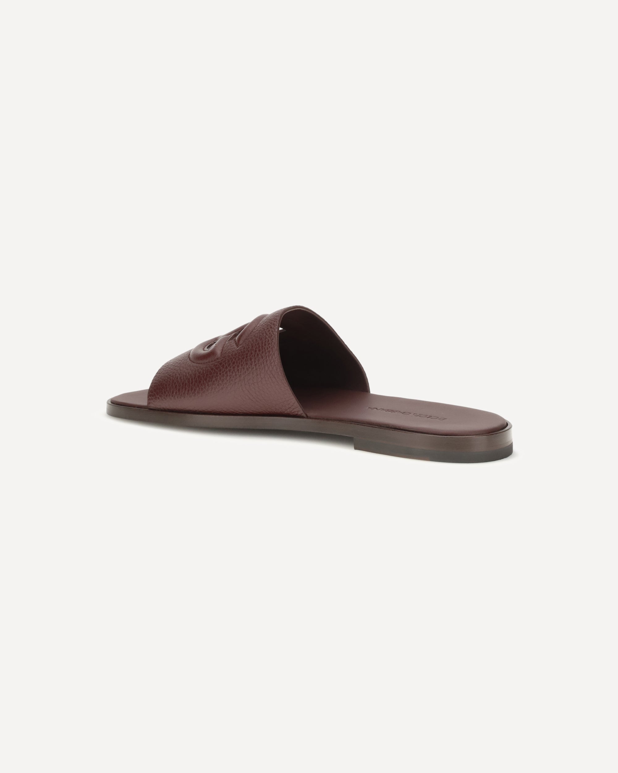 Dolce & Gabbana Grained Leather Sandals