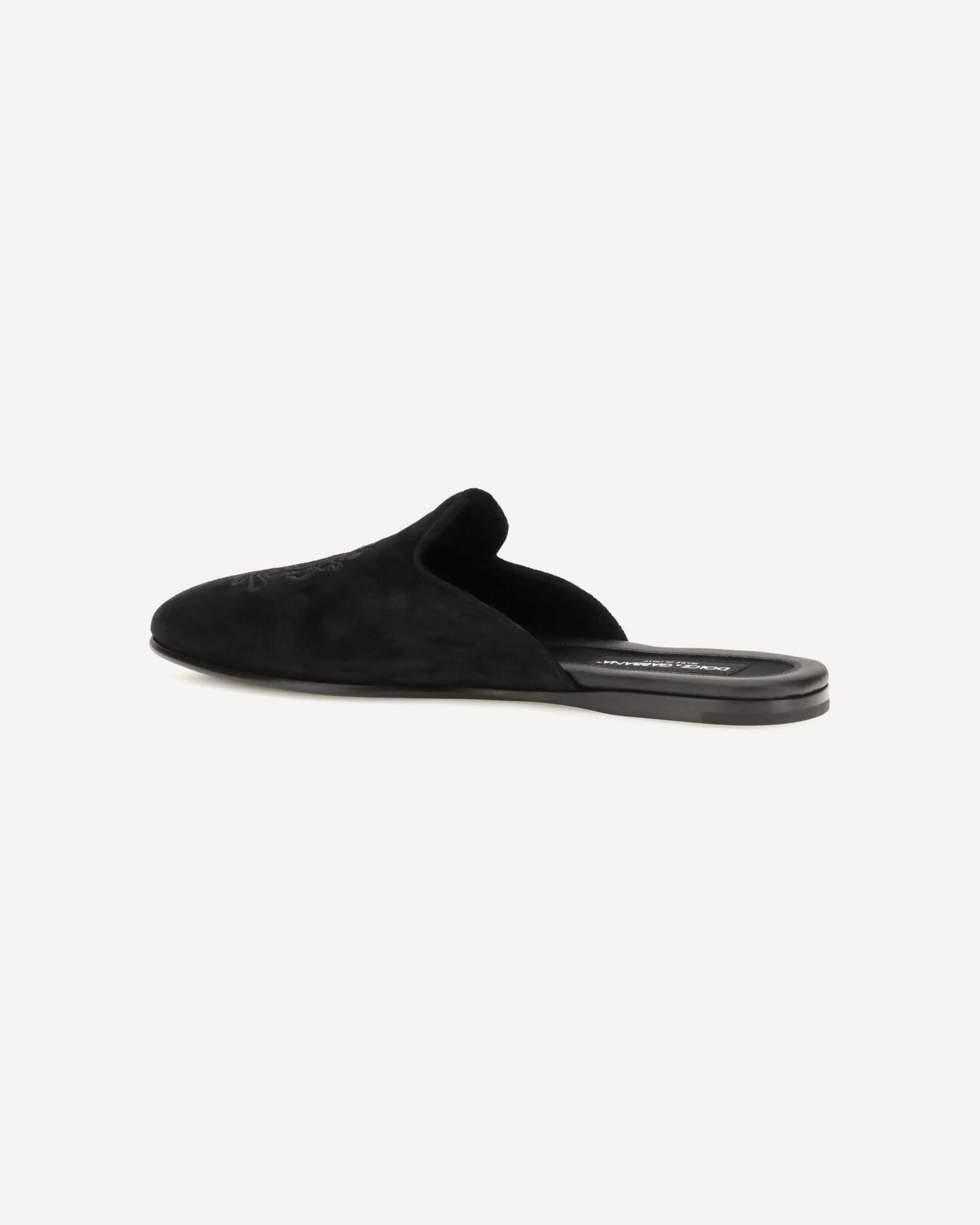 Dolce & Gabbana Calfskin Leather Mules
