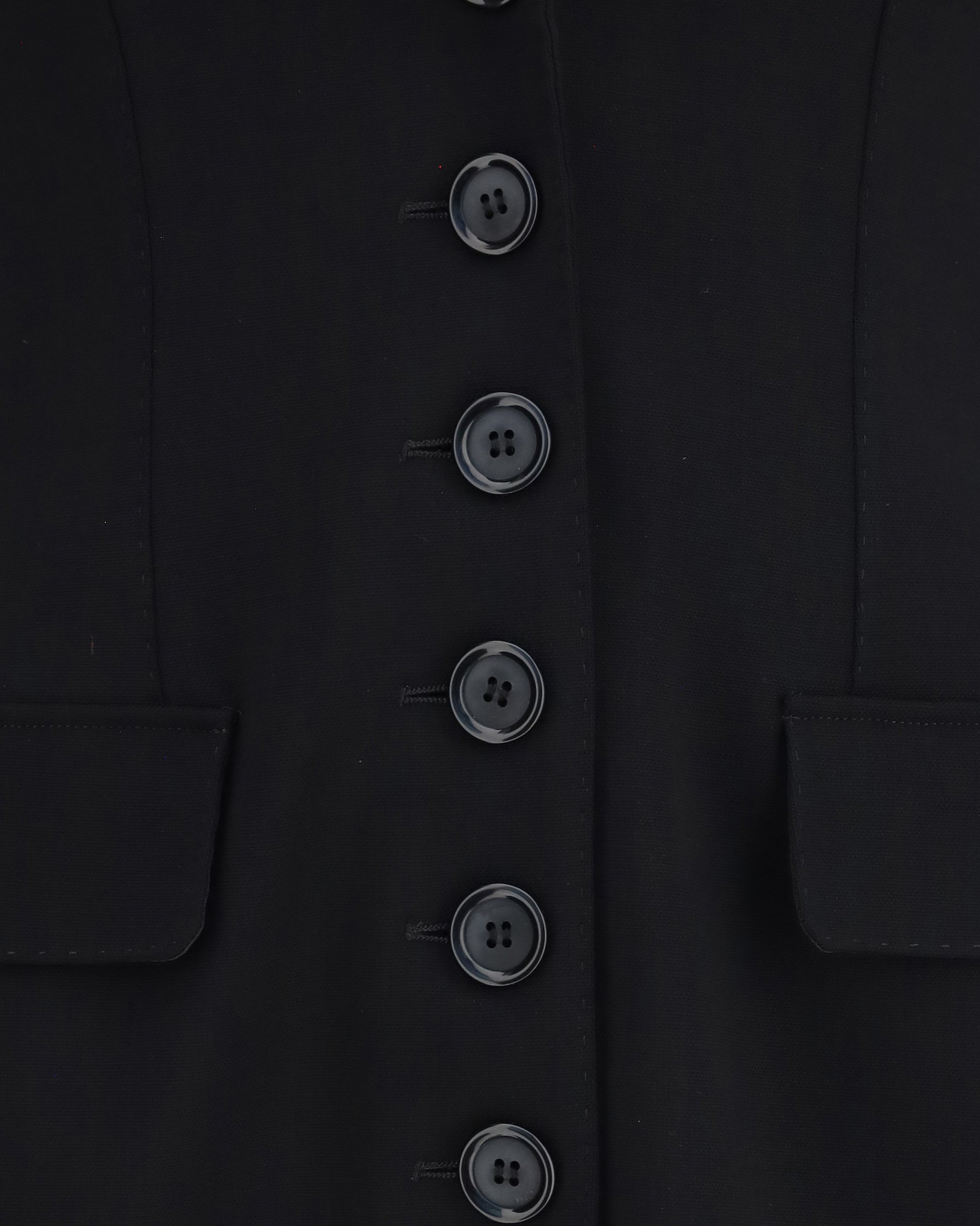 Dolce & Gabbana Einreihige Jacke aus Stretch-Wolle