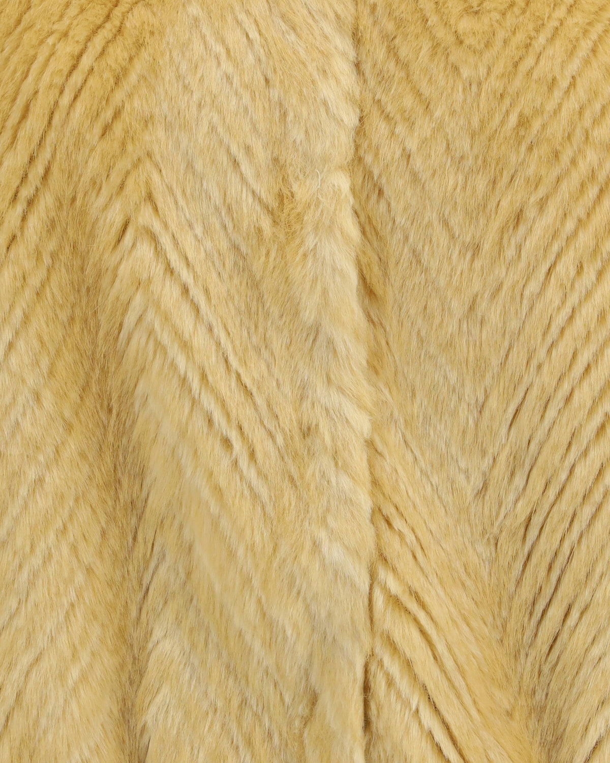 Forte_Forte Chevron Faux Fur Bomber Jacket