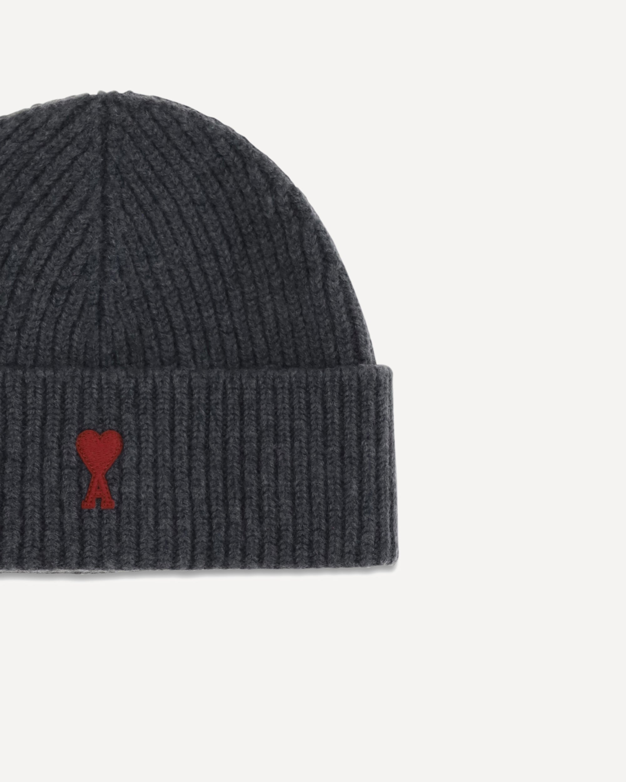 Ami Paris Ami De Coeur Wool Beanie