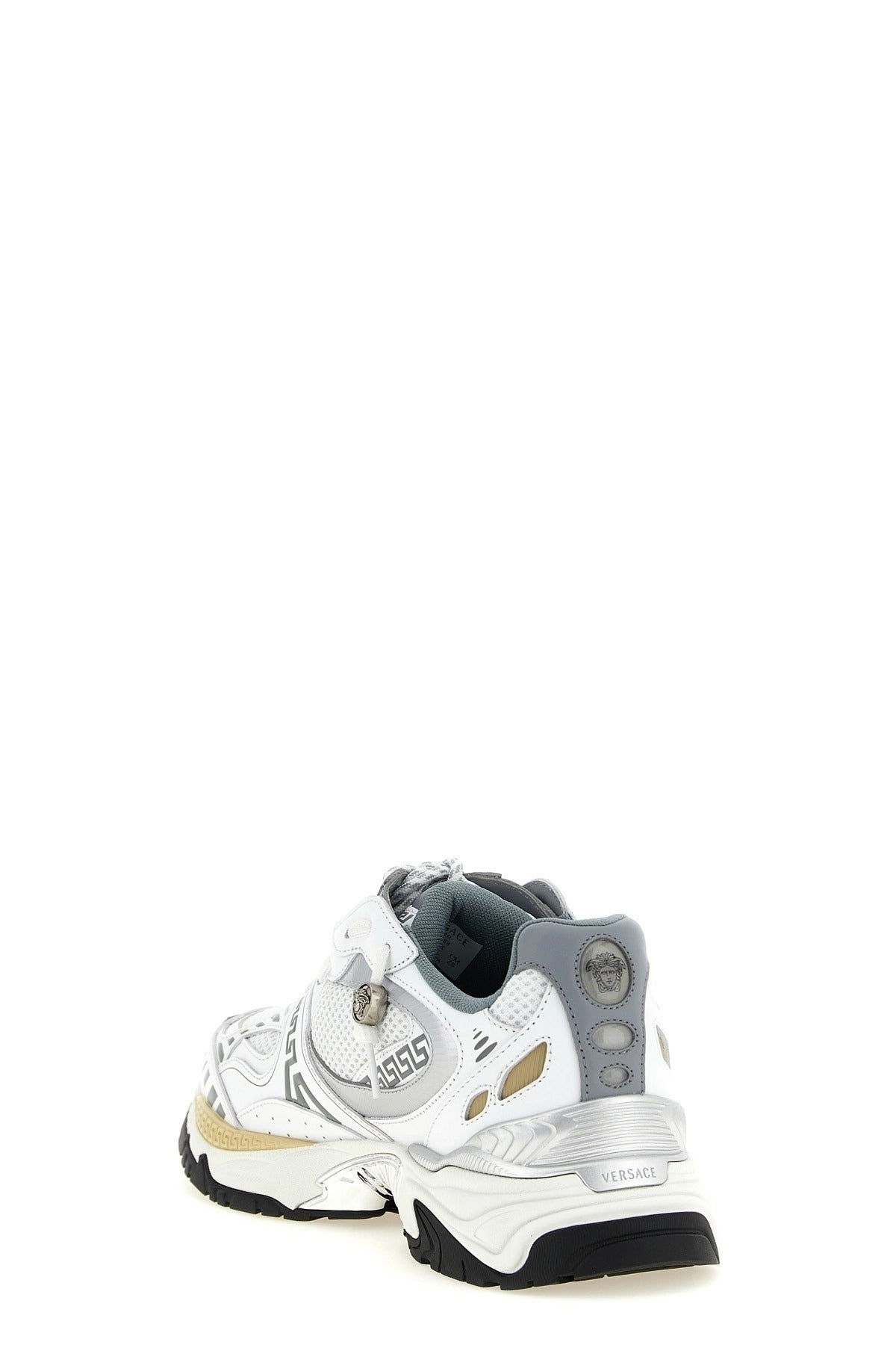 Versace Icaro Mesh And Leather Sneakers