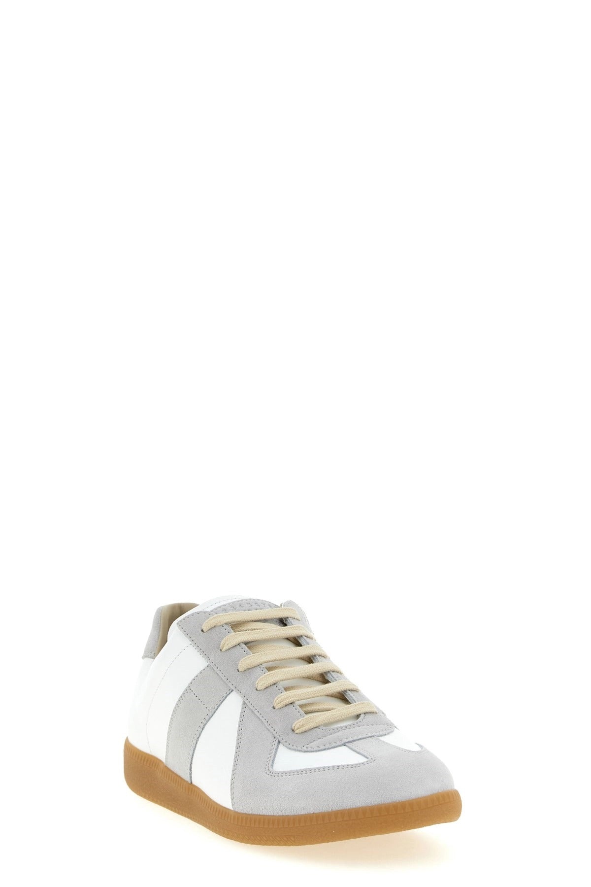 Maison Margiela Replica Leather Lace-Up Sneakers