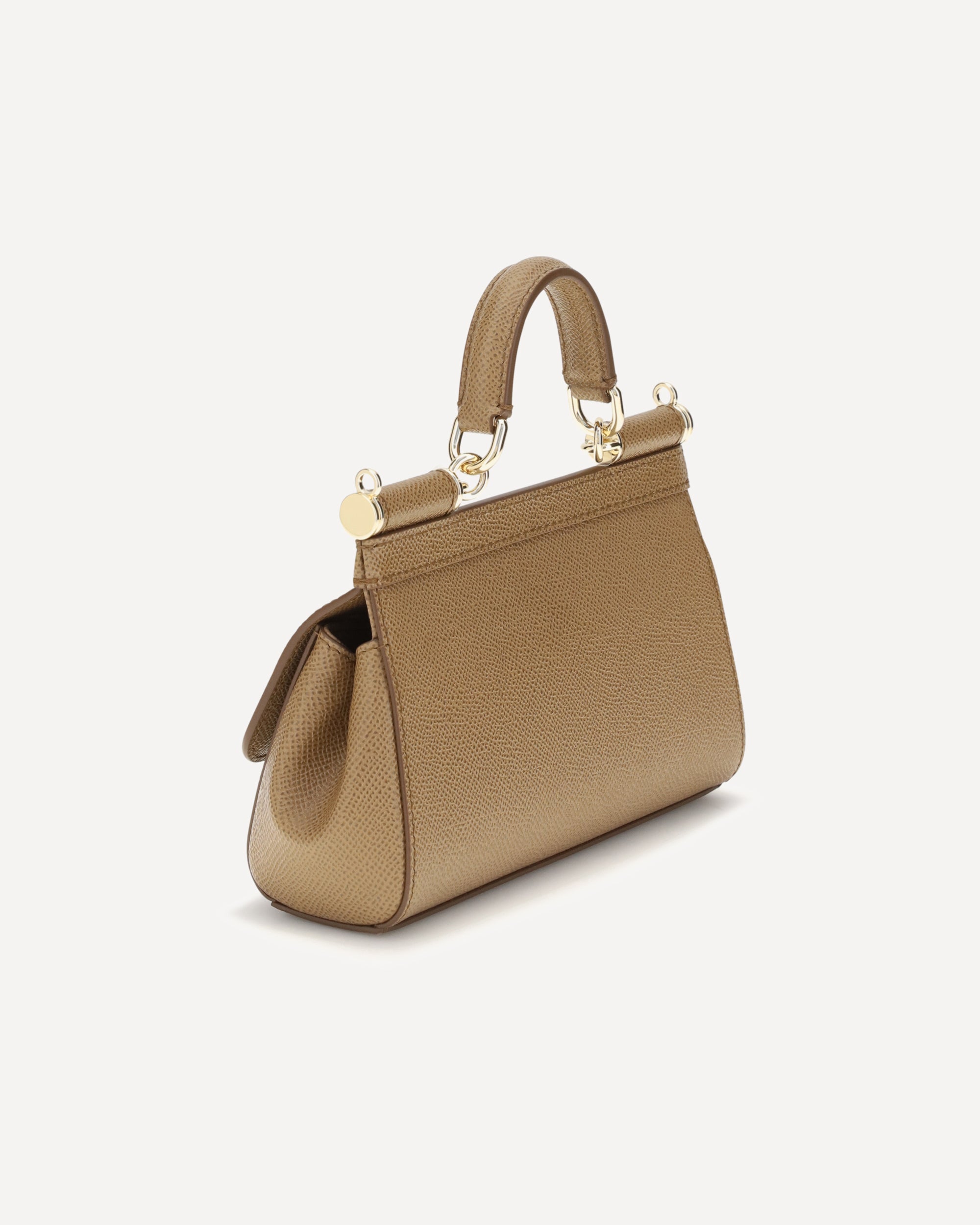 Dolce & Gabbana Sicily Small Leather Handbag