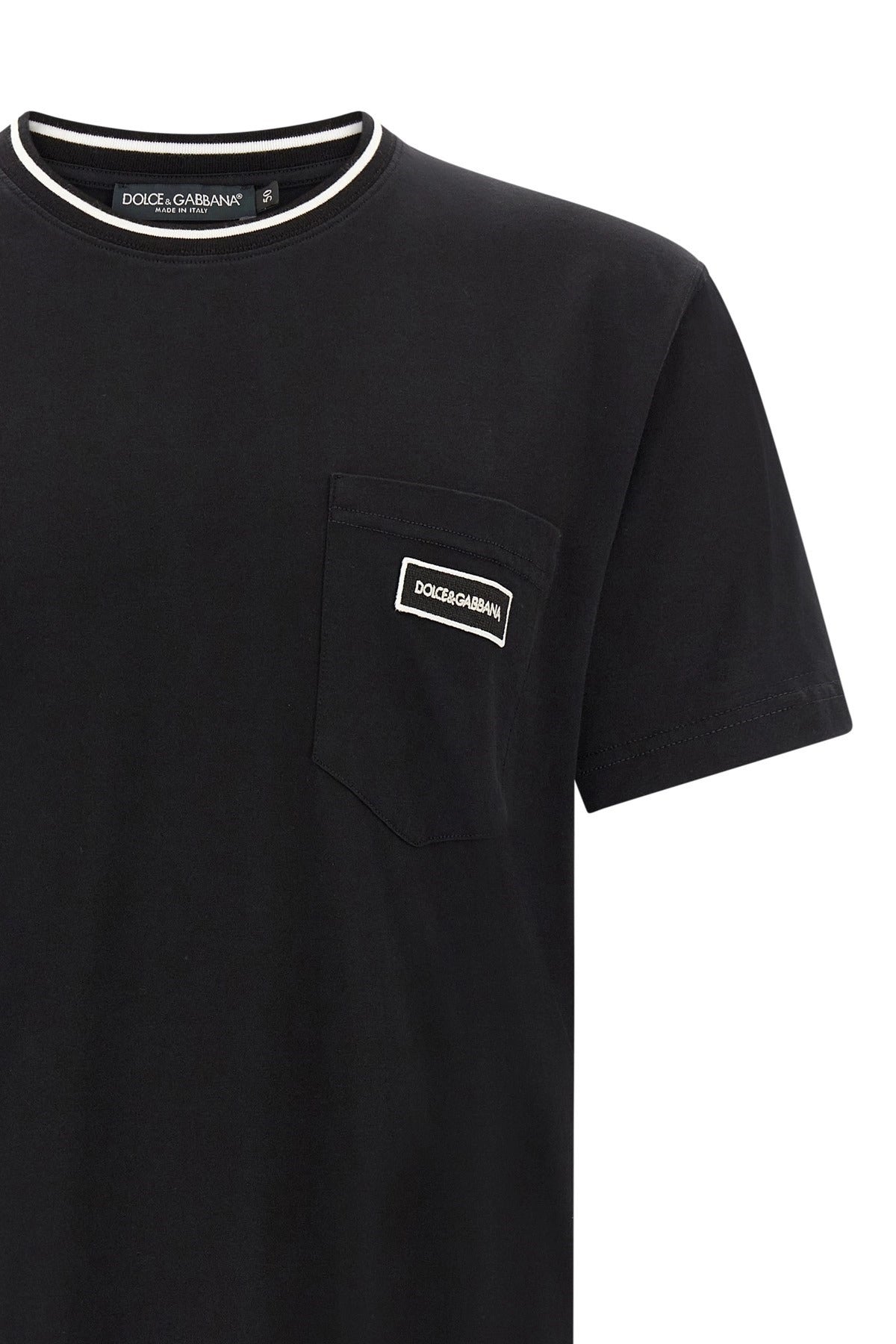 Dolce & Gabbana Logo Pocket Cotton T-Shirt