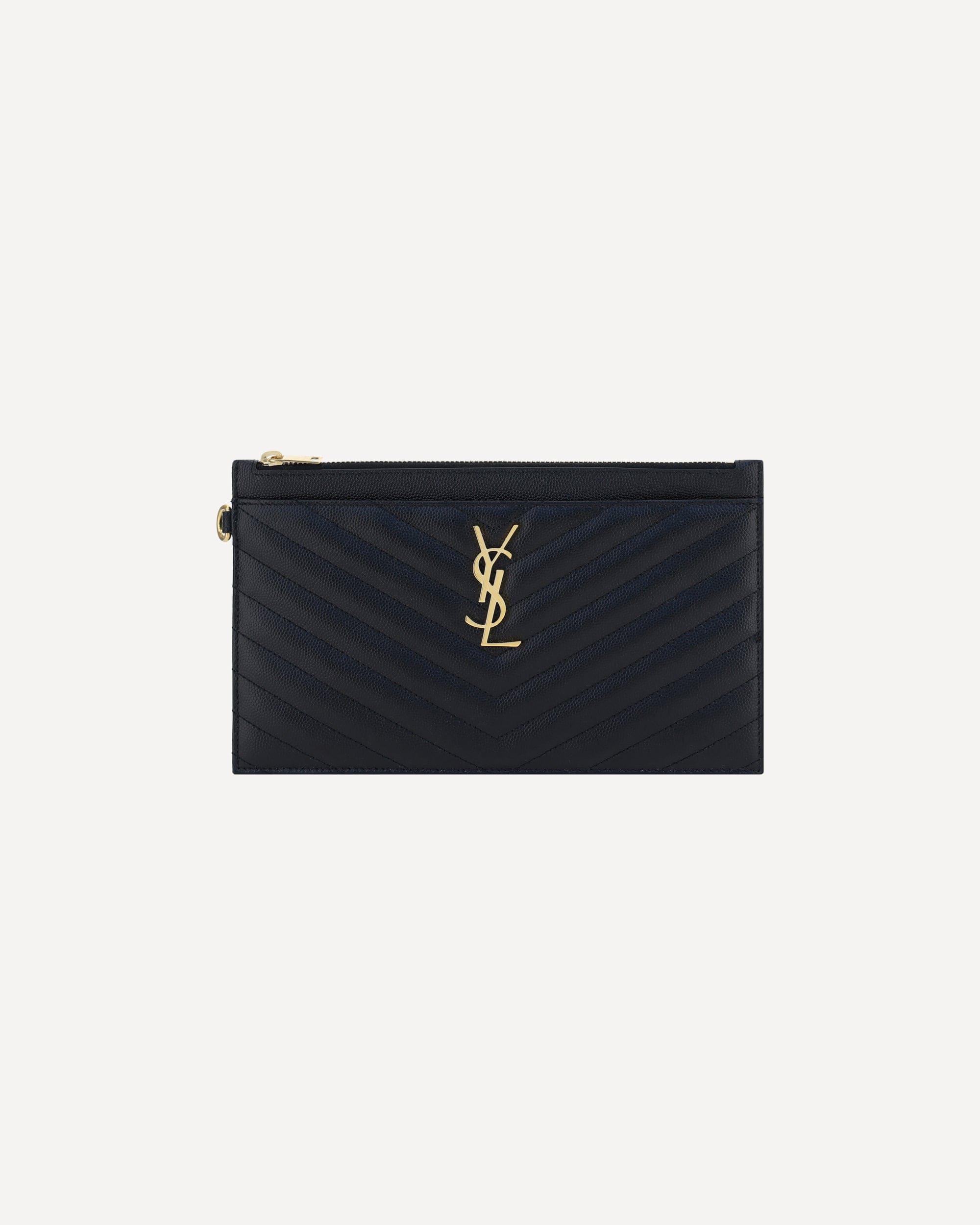 Saint Laurent YSL Leather Clutch