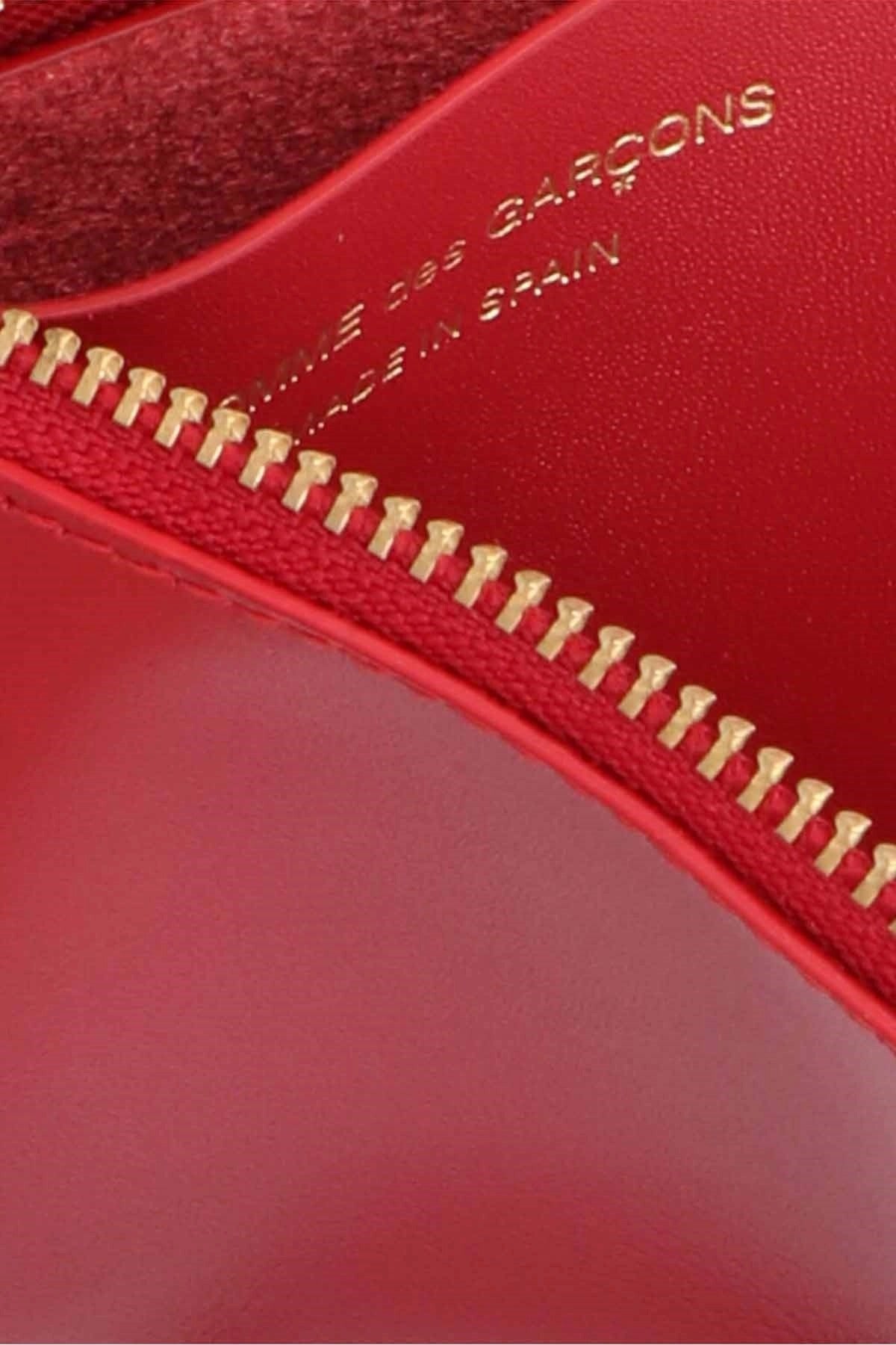 Comme Des Garçons Classic Leather Line Red Wallet