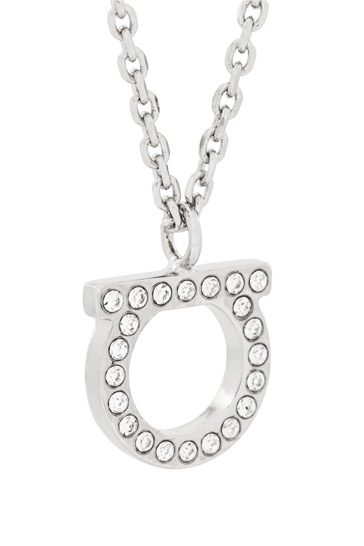 Ferragamo Gancini Strass Necklace