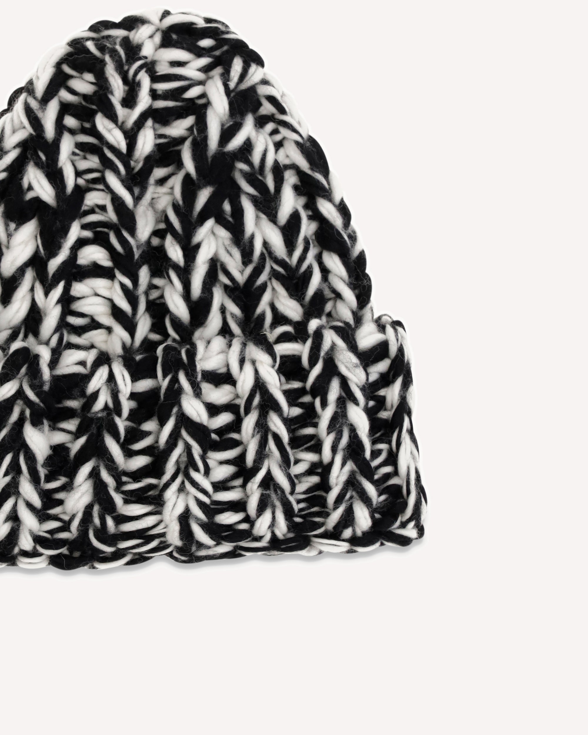 Ami Paris Xxl Wool Knit Beanie