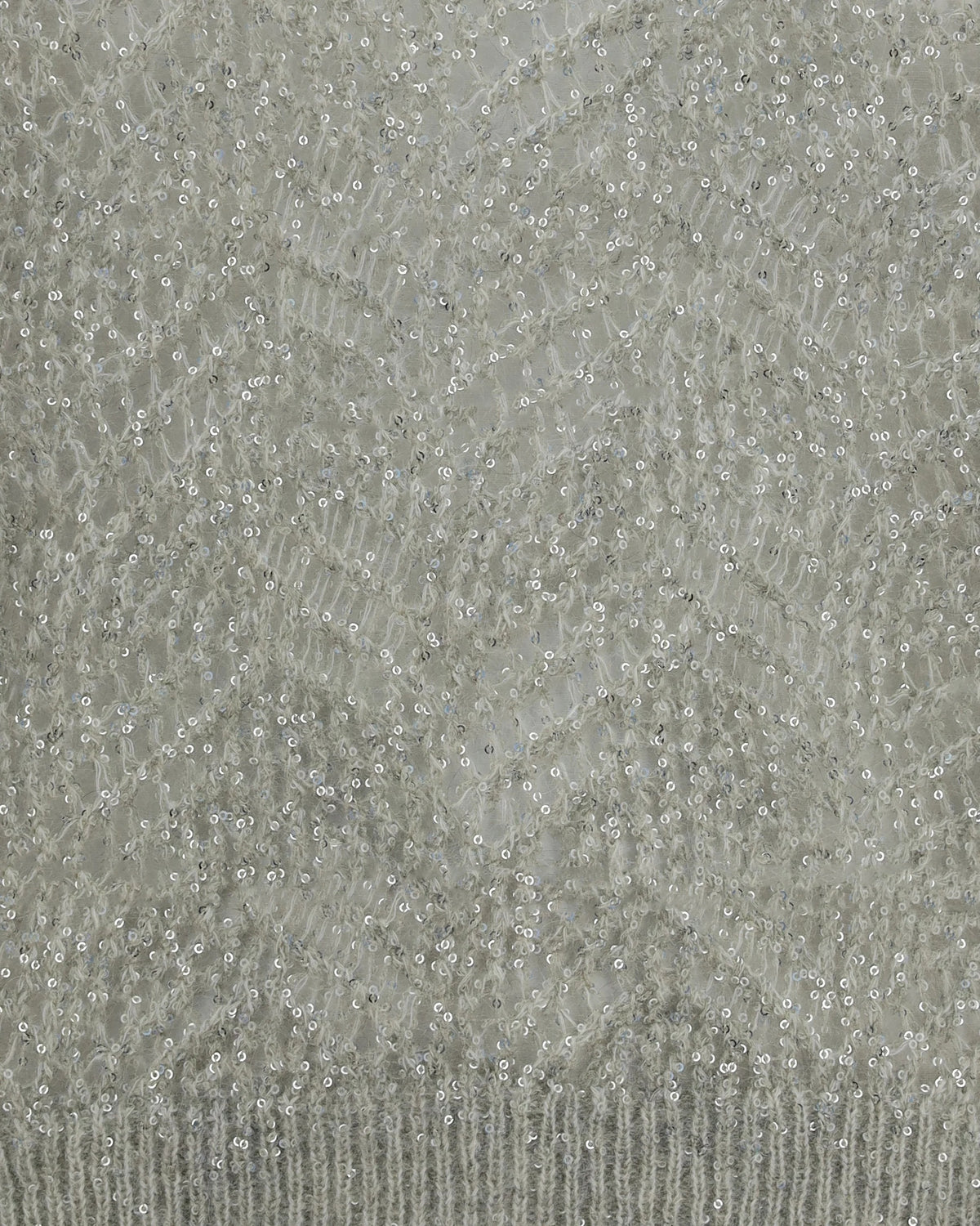 Brunello Cucinelli Openwork Sequined Crewneck Sweater