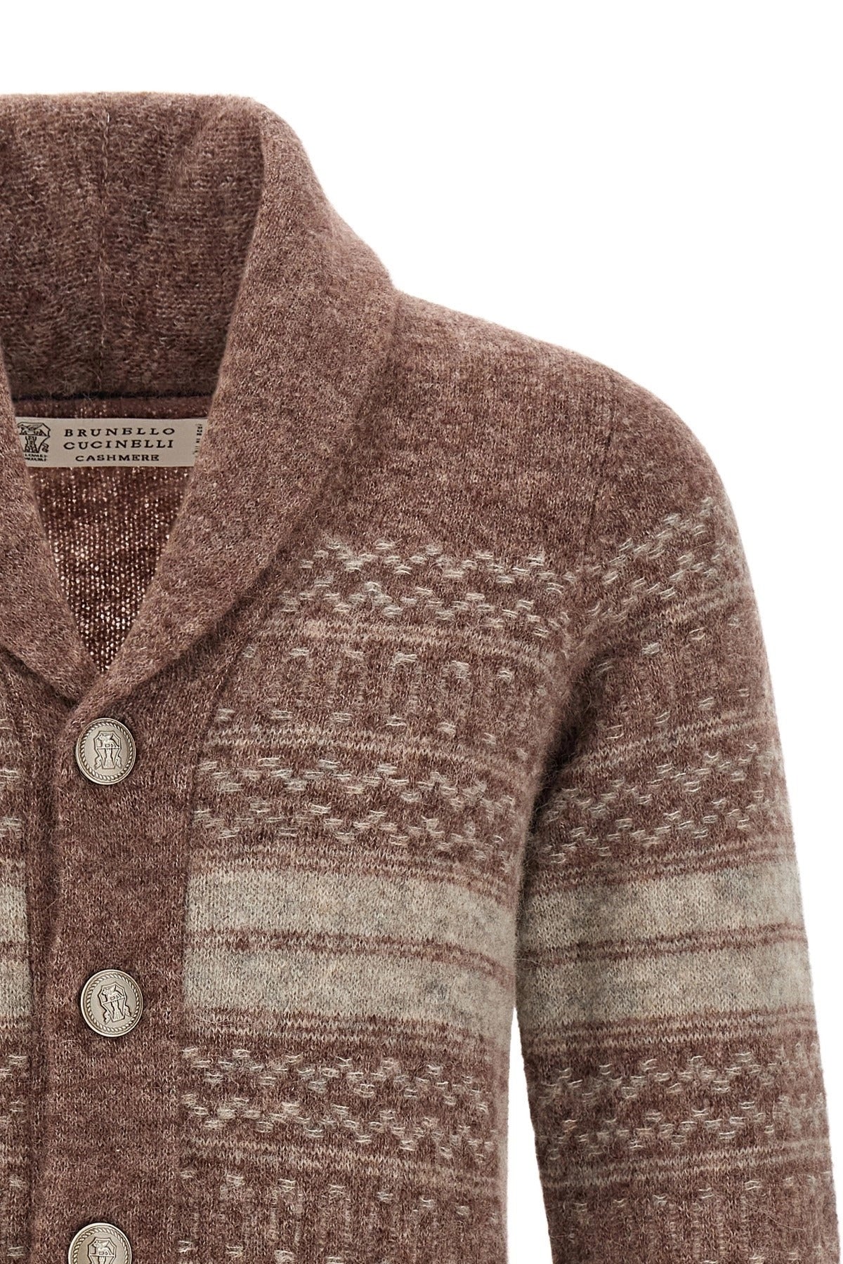 Brunello Cucinelli Nordic Jacquard Cardigan