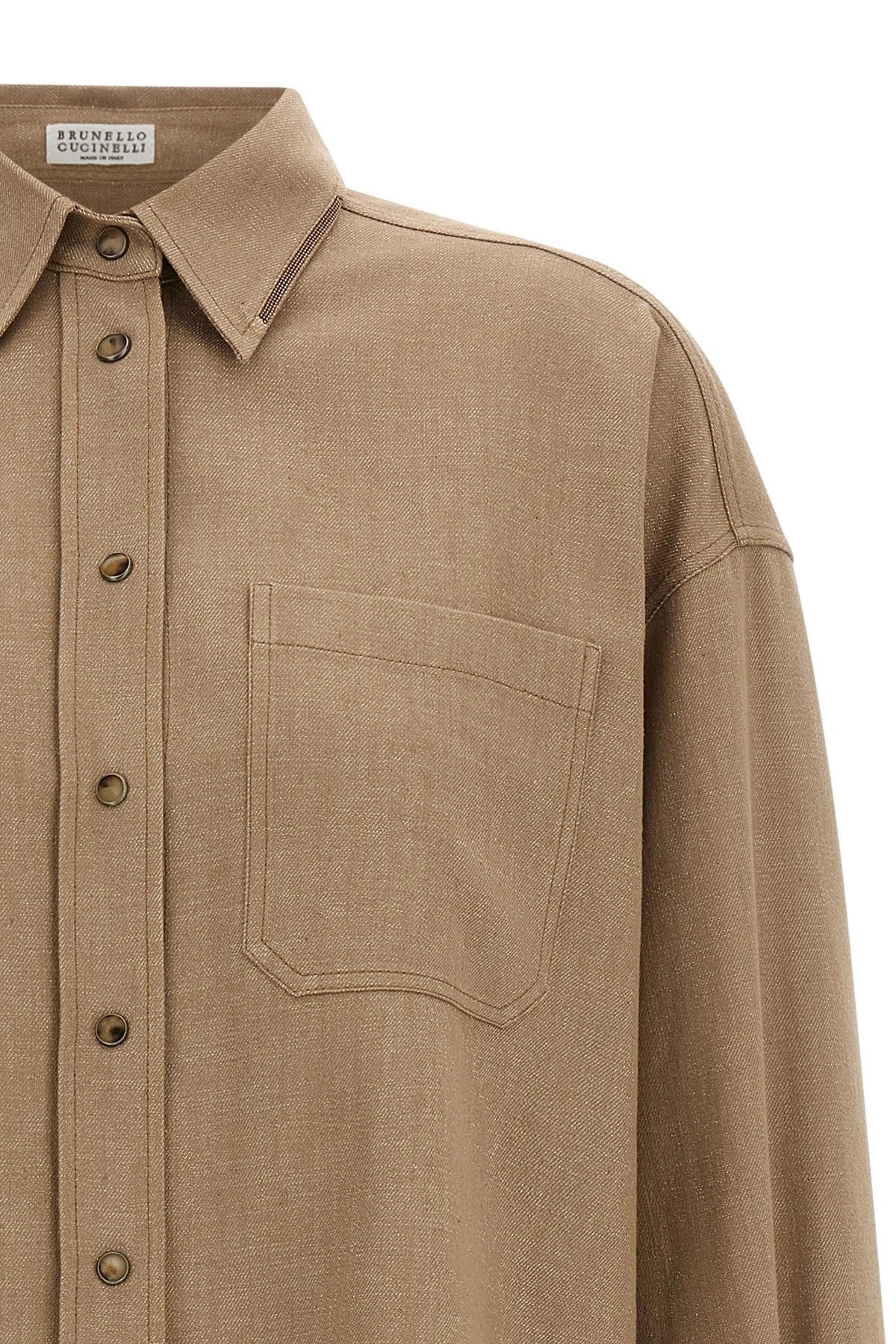 Brunello Cucinelli Sparkling Denim Shirt