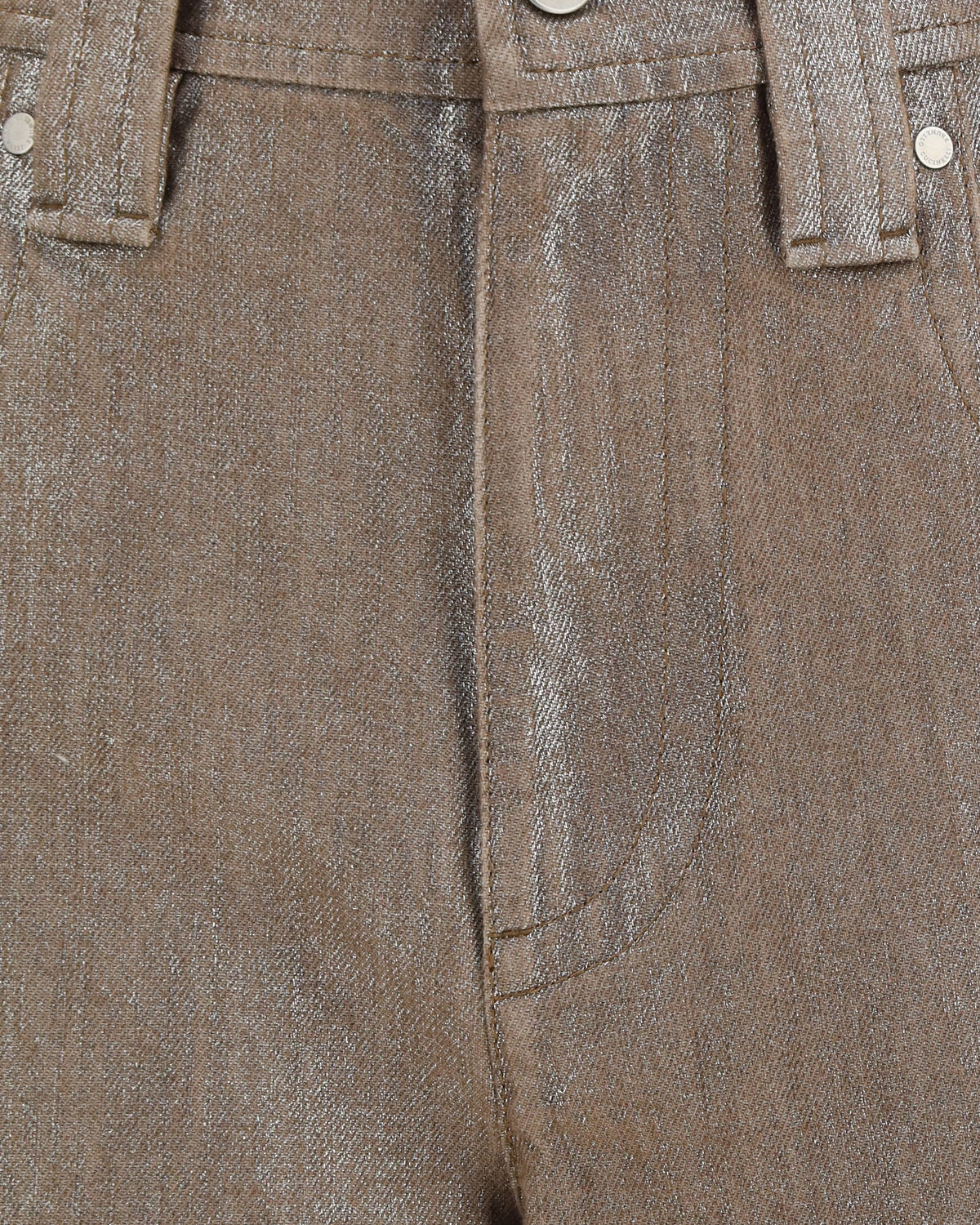 Brunello Cucinelli Lurex Wide-Leg Jeans