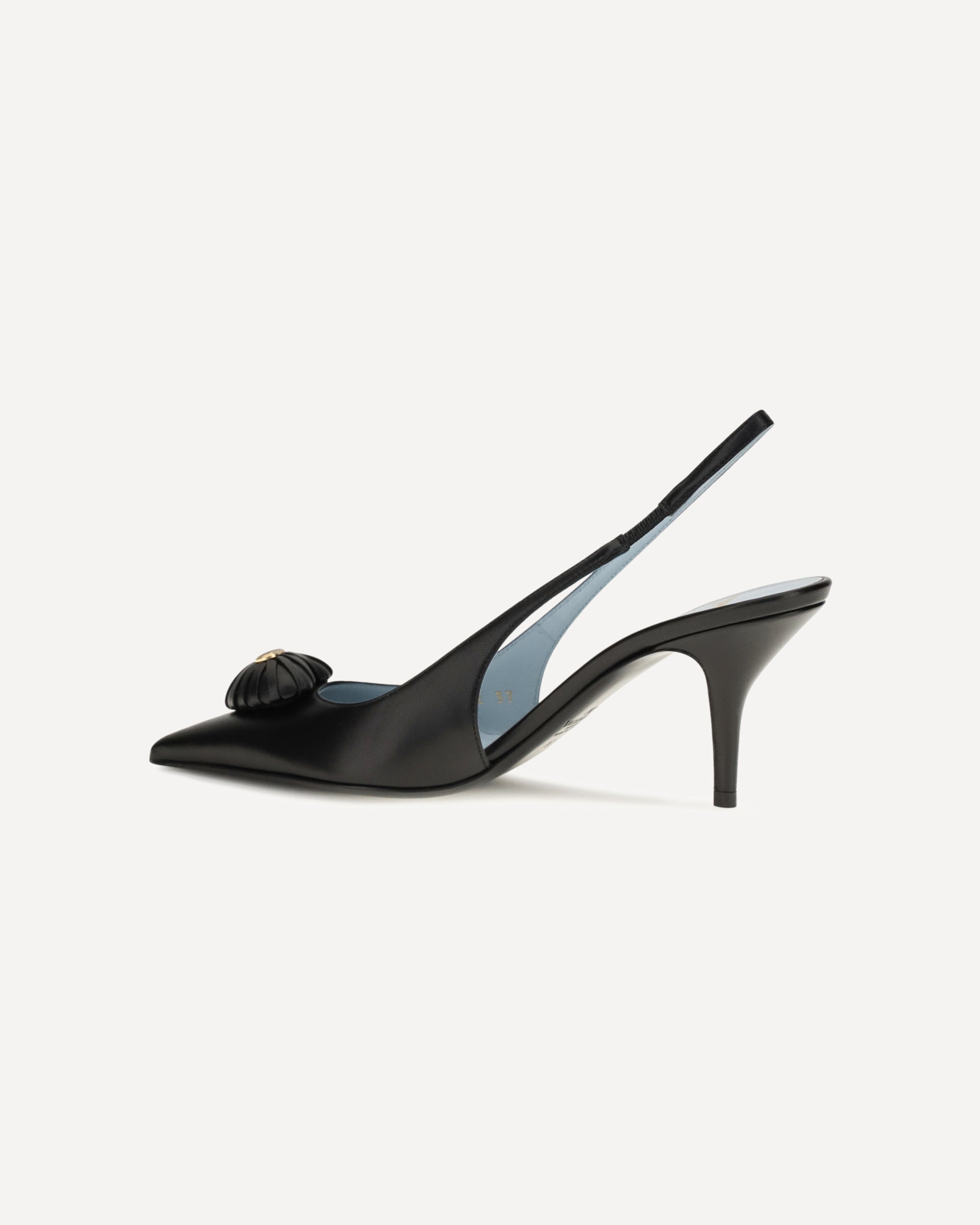 Valentino Garavani Coeur Royal Slingback Leather Pumps