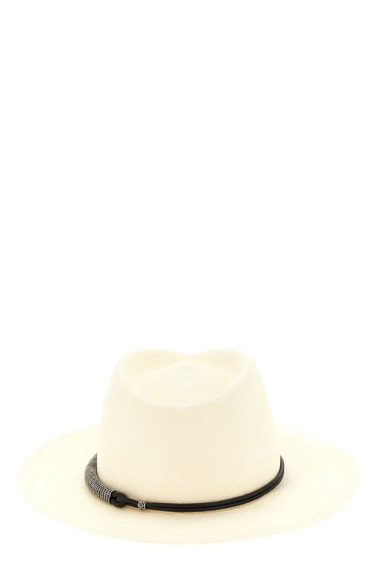 Brunello Cucinelli Monile Raffia Fedora Hat