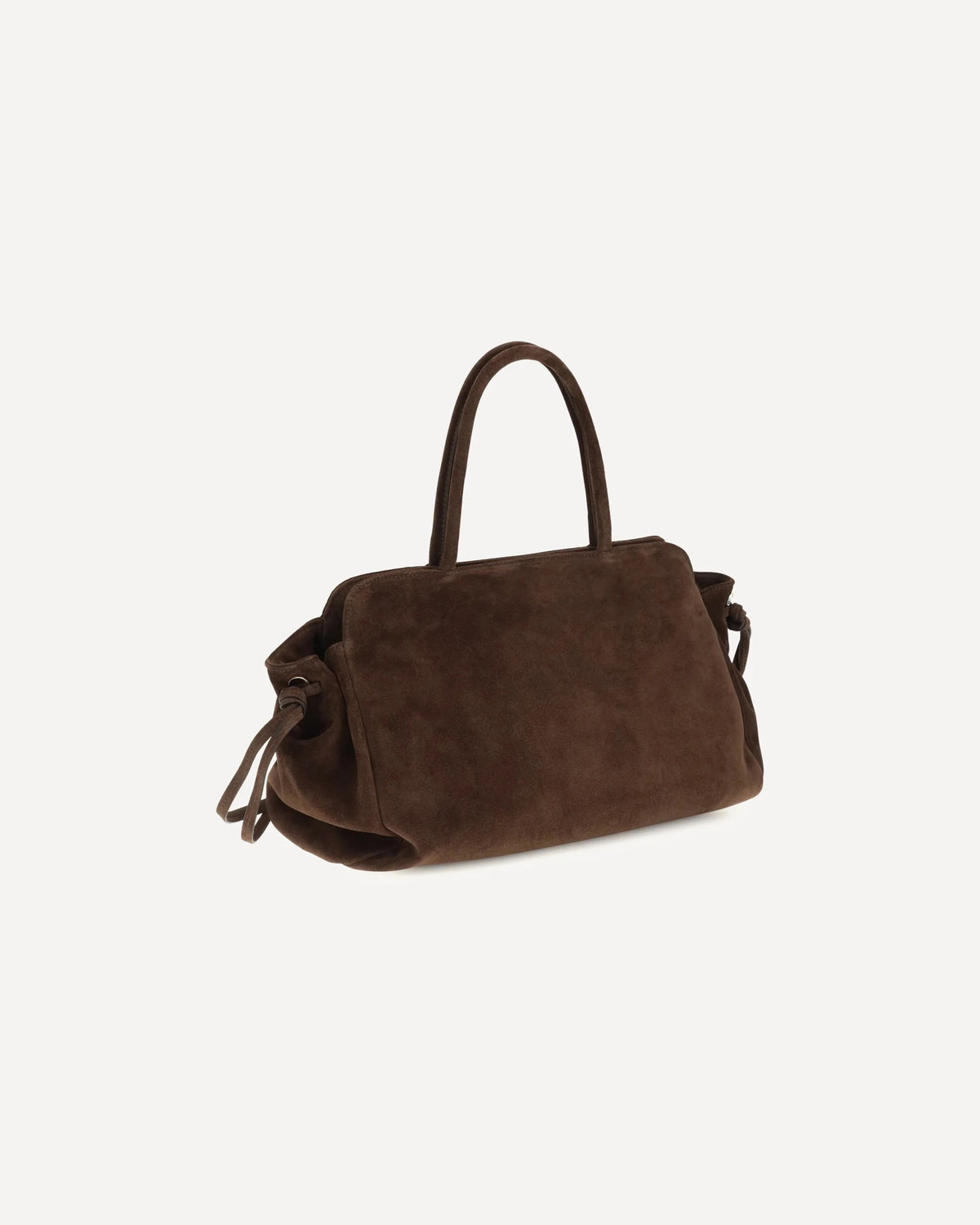 Prada Carry Large Suede Handbag