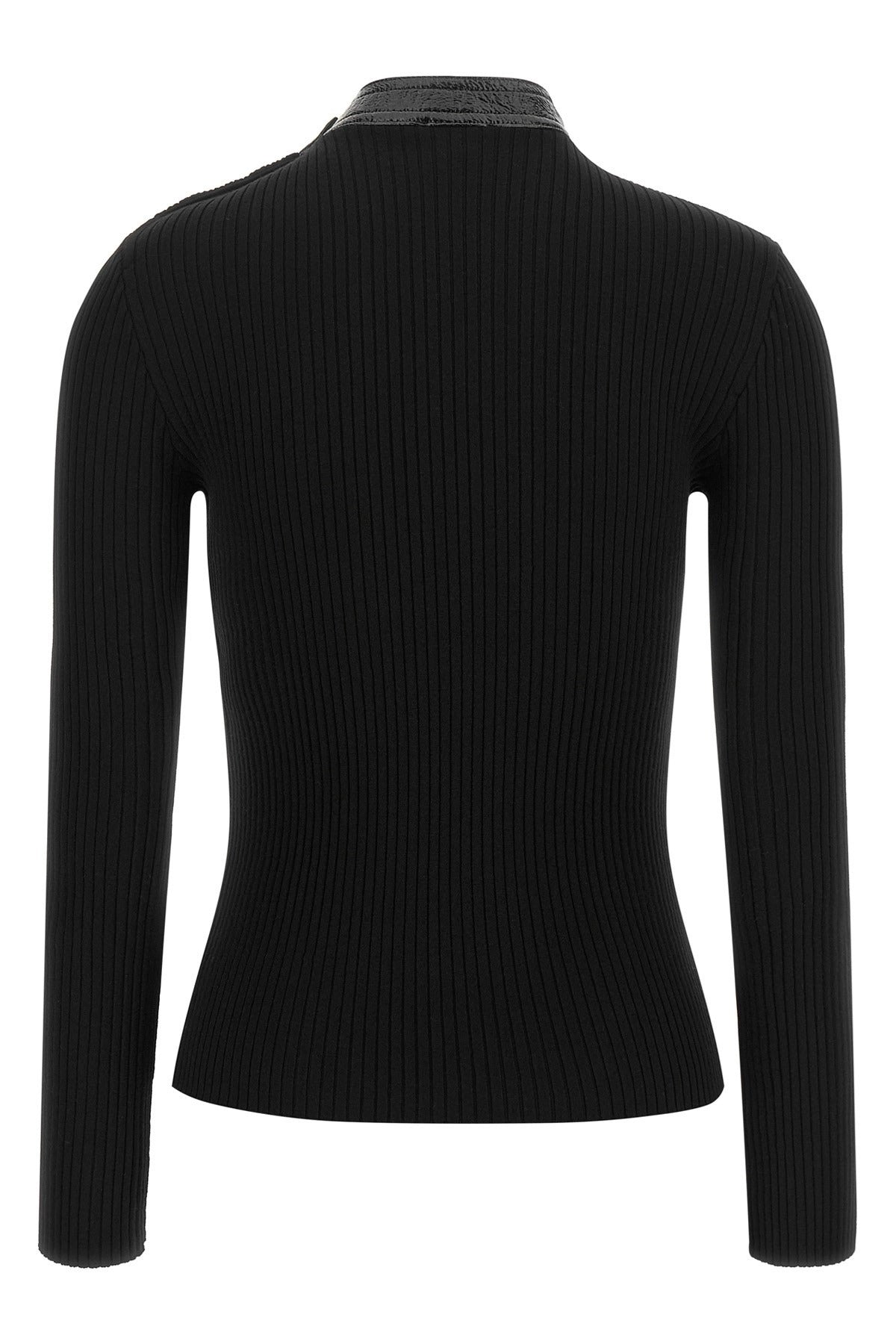 Courrèges Vinyl Collar Sweater