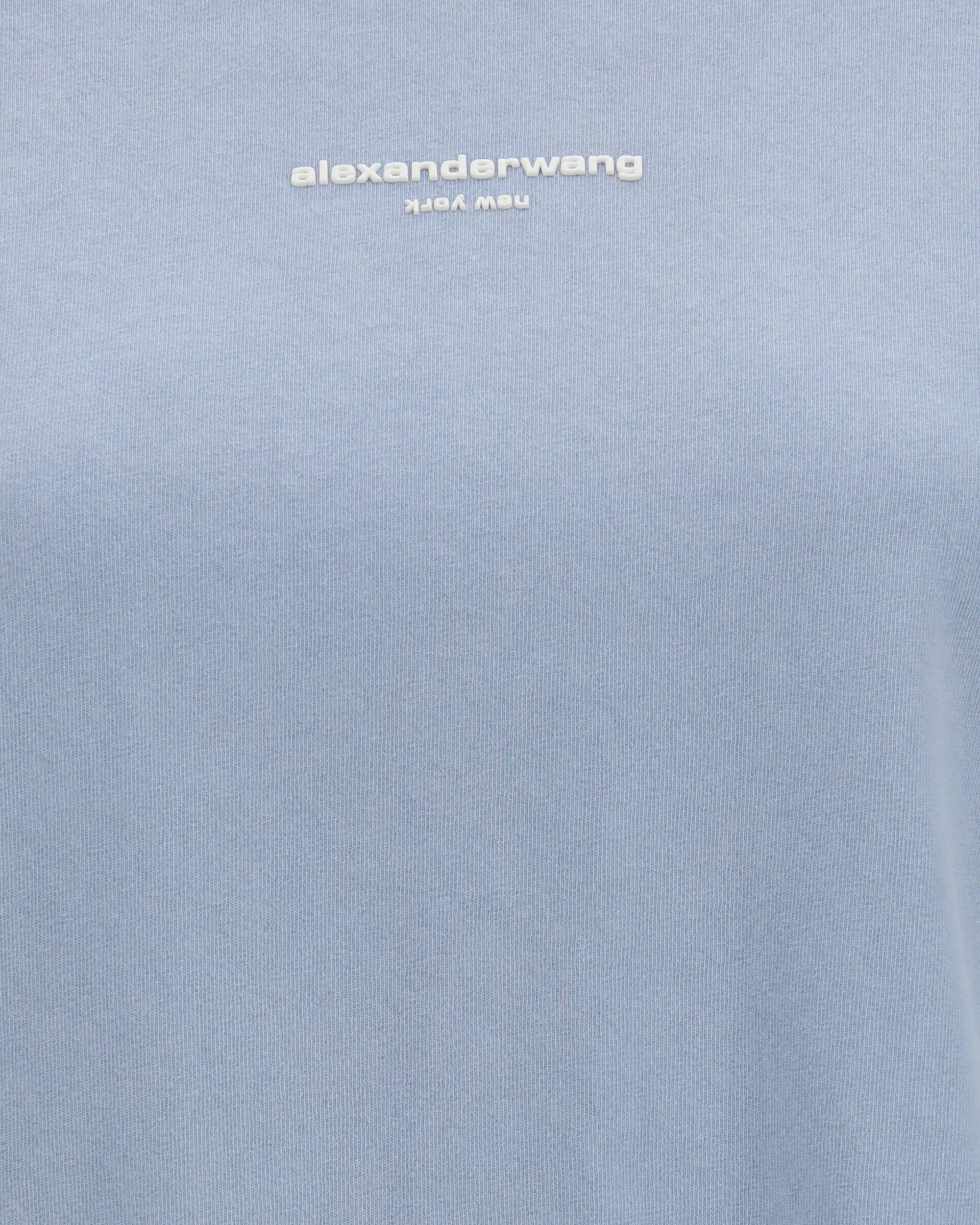 Alexander Wang Short-Sleeve T-Shirt With Central Logo Print