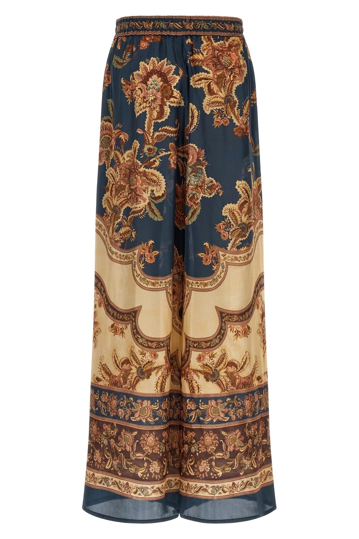 Zimmermann Aster Jacobean zijden broek