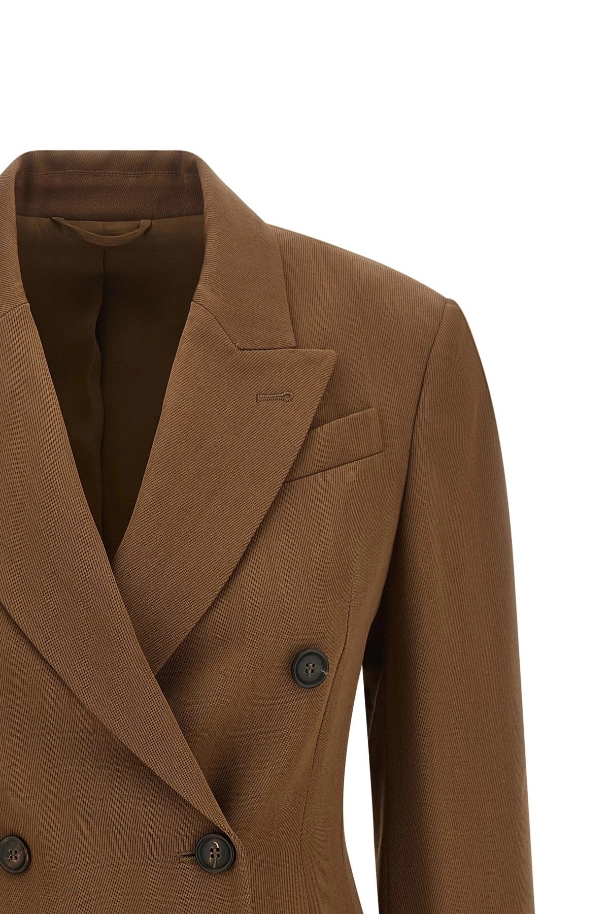 Brunello Cucinelli Double-Breasted Virgin Wool Blazer