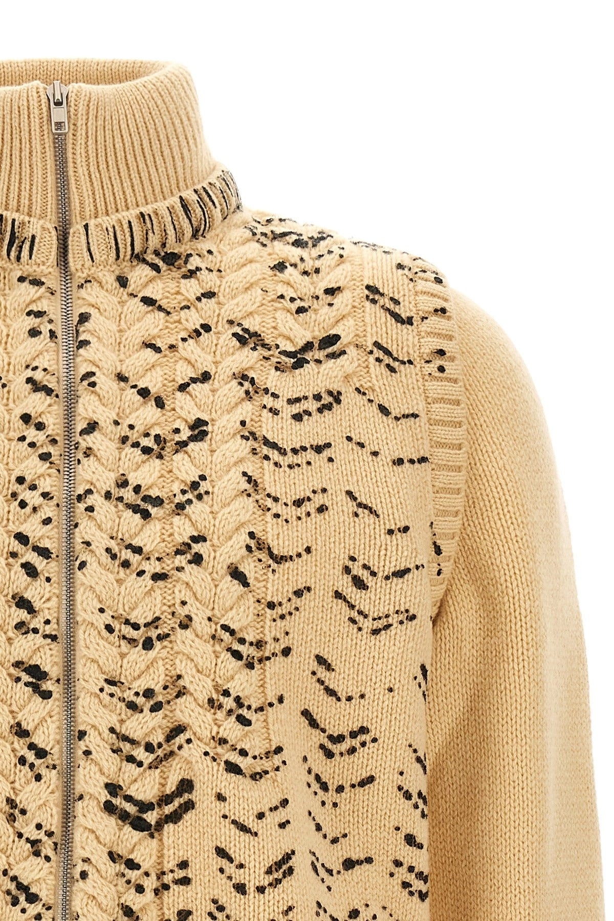 Maison Margiela Openwork Knit Cardigan | Sendegaro