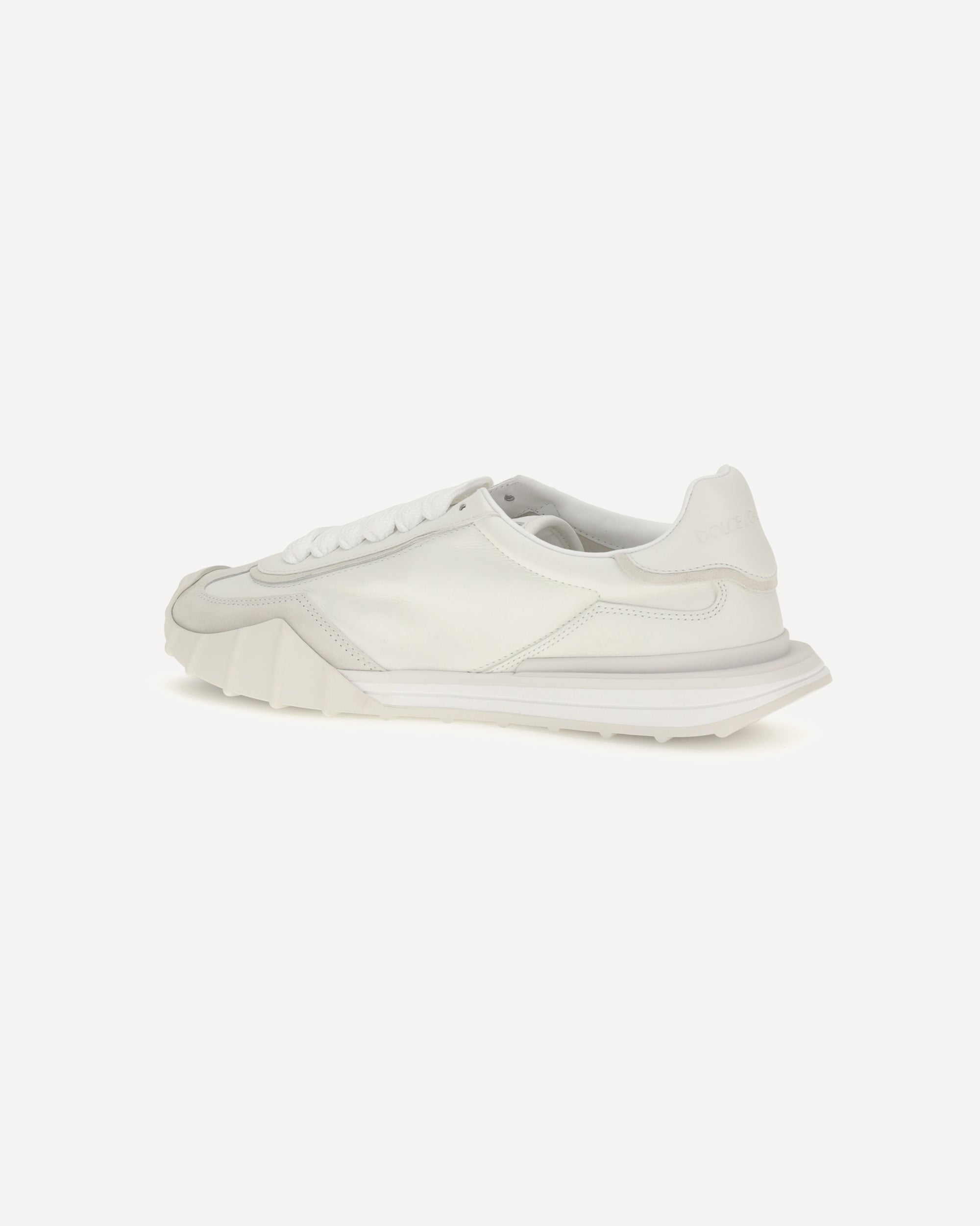 Dolce & Gabbana Athletic Fabric And Leather Sneakers