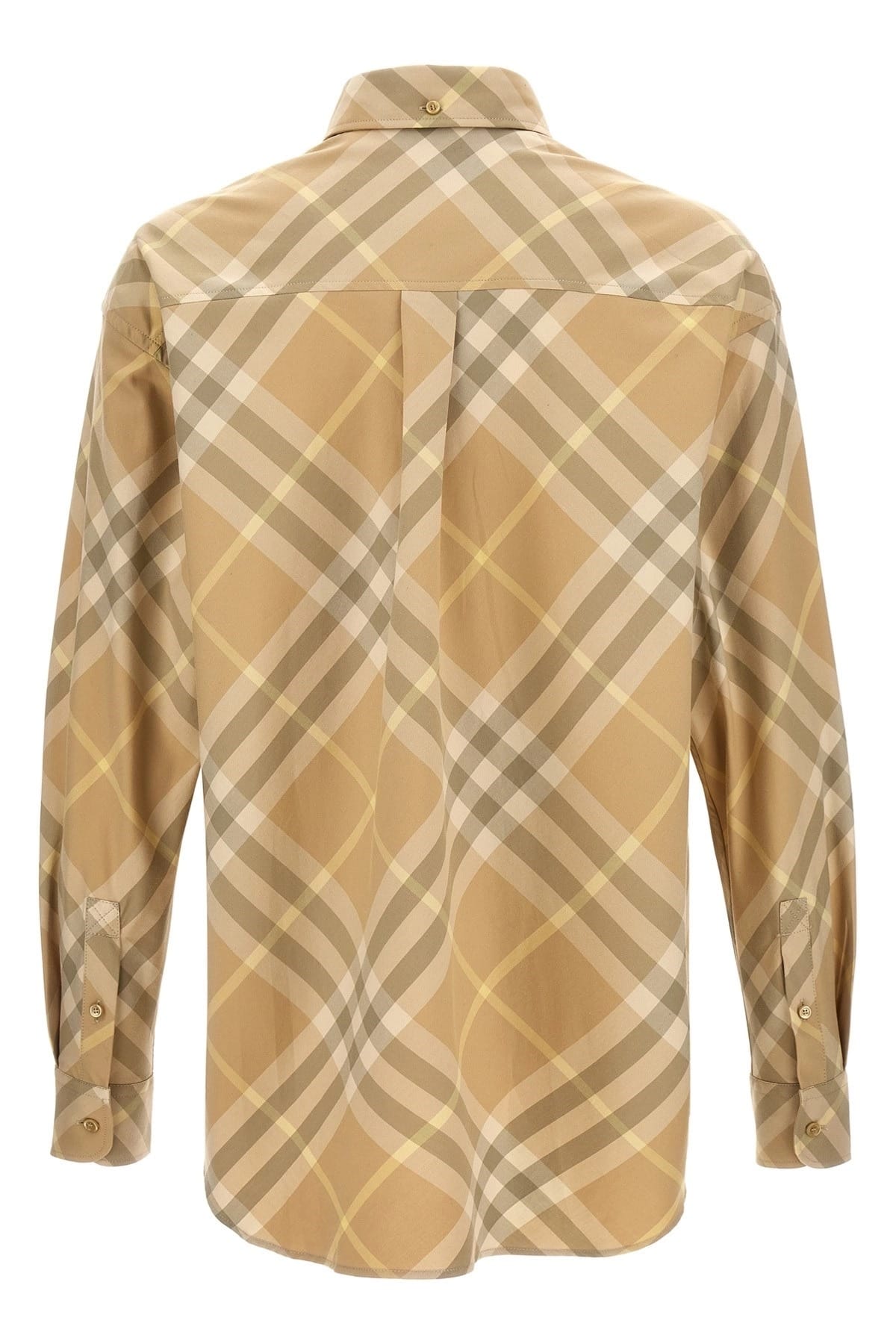 Burberry Hemd mit gesticktem Logo und Karomuster