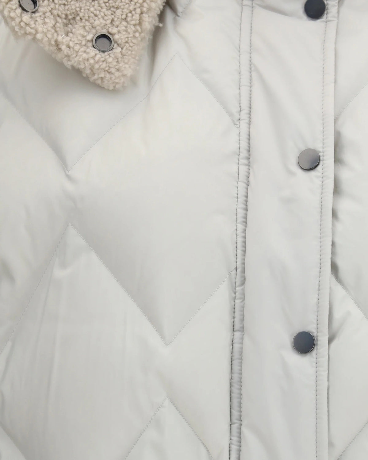 Brunello Cucinelli Padded Vest With Shearling Hood