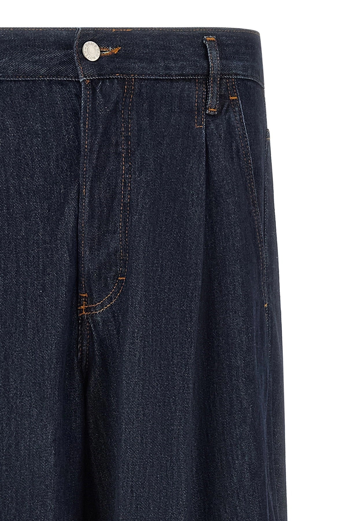 Dries Van Noten Penning Wide Leg Jeans